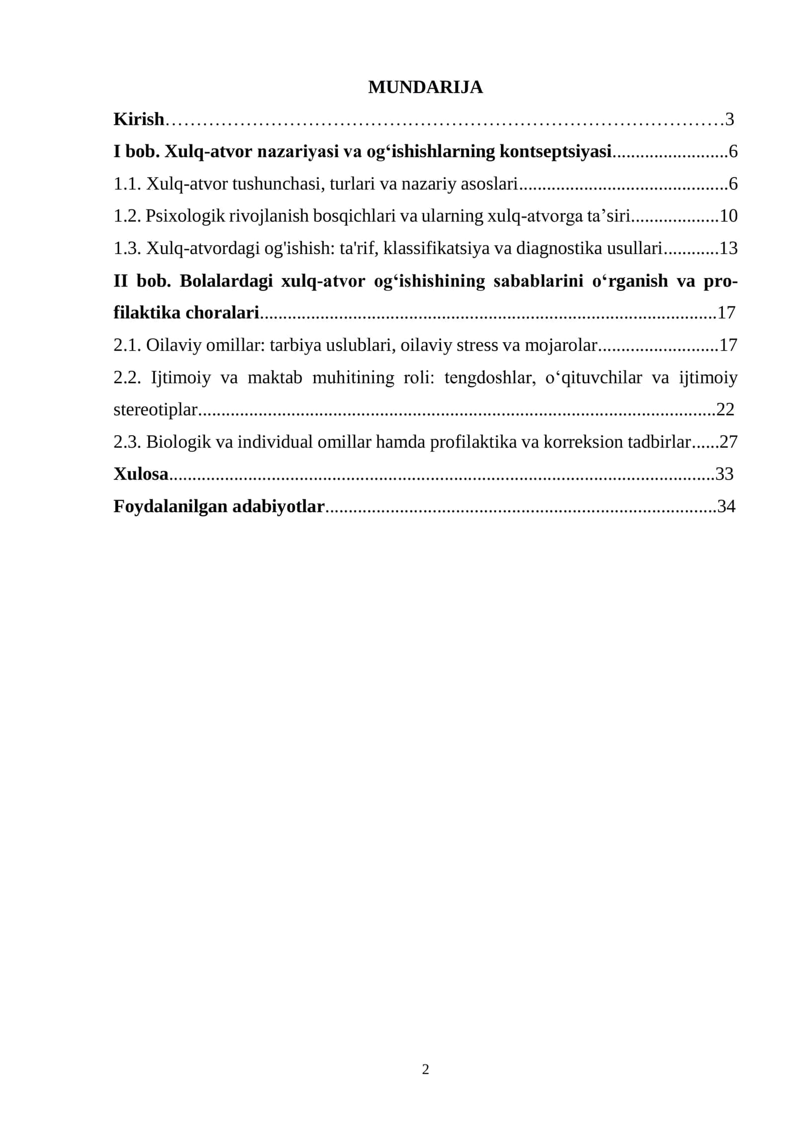 BOLALAR XULQ-ATVORIDAGI OG‘ISHISH SABABLARI 2
