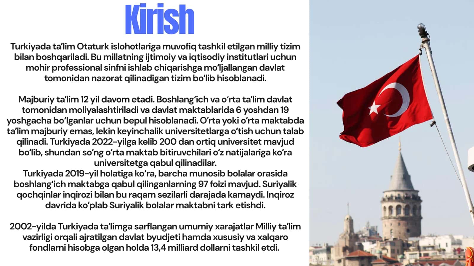 Turkiya ta'lim tizimi 2