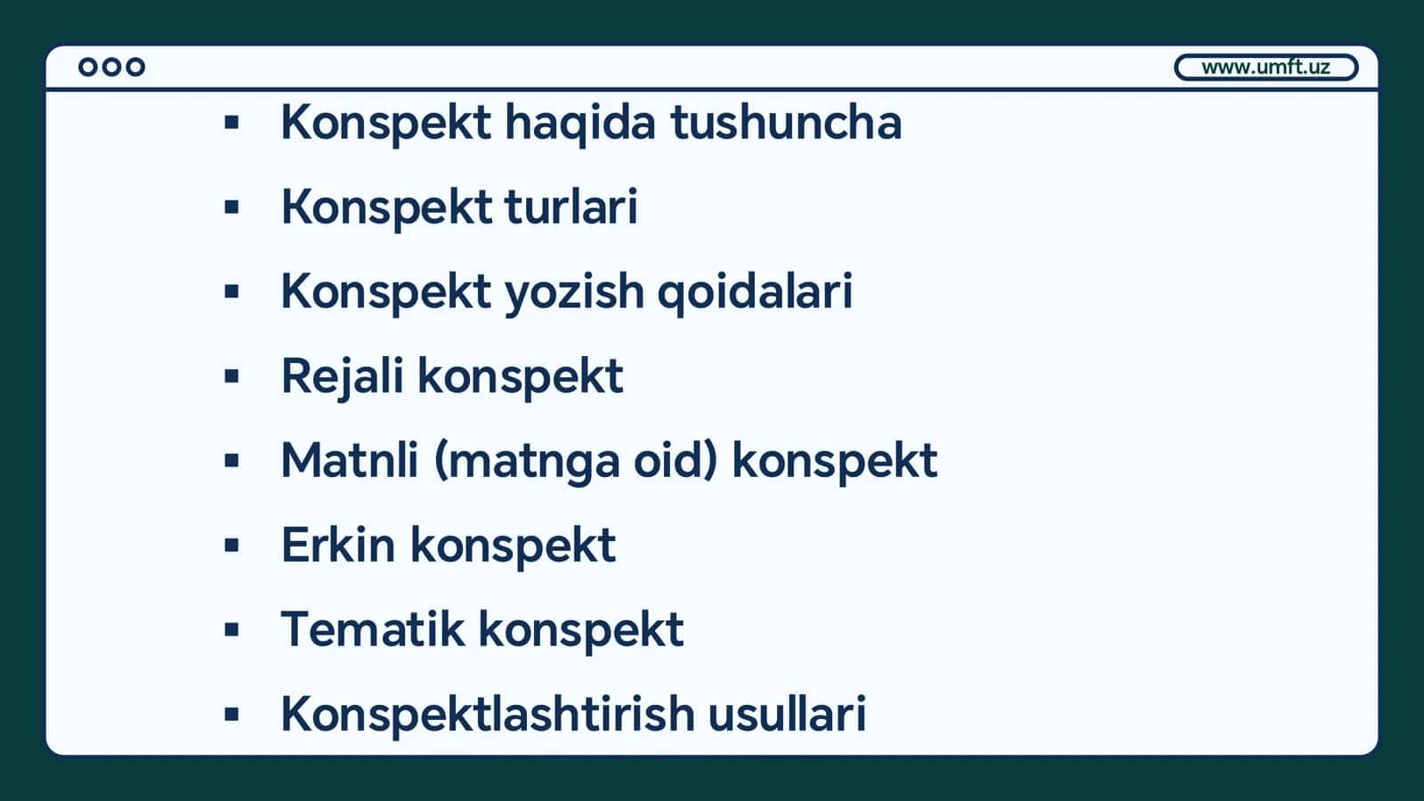 Konspekt 2