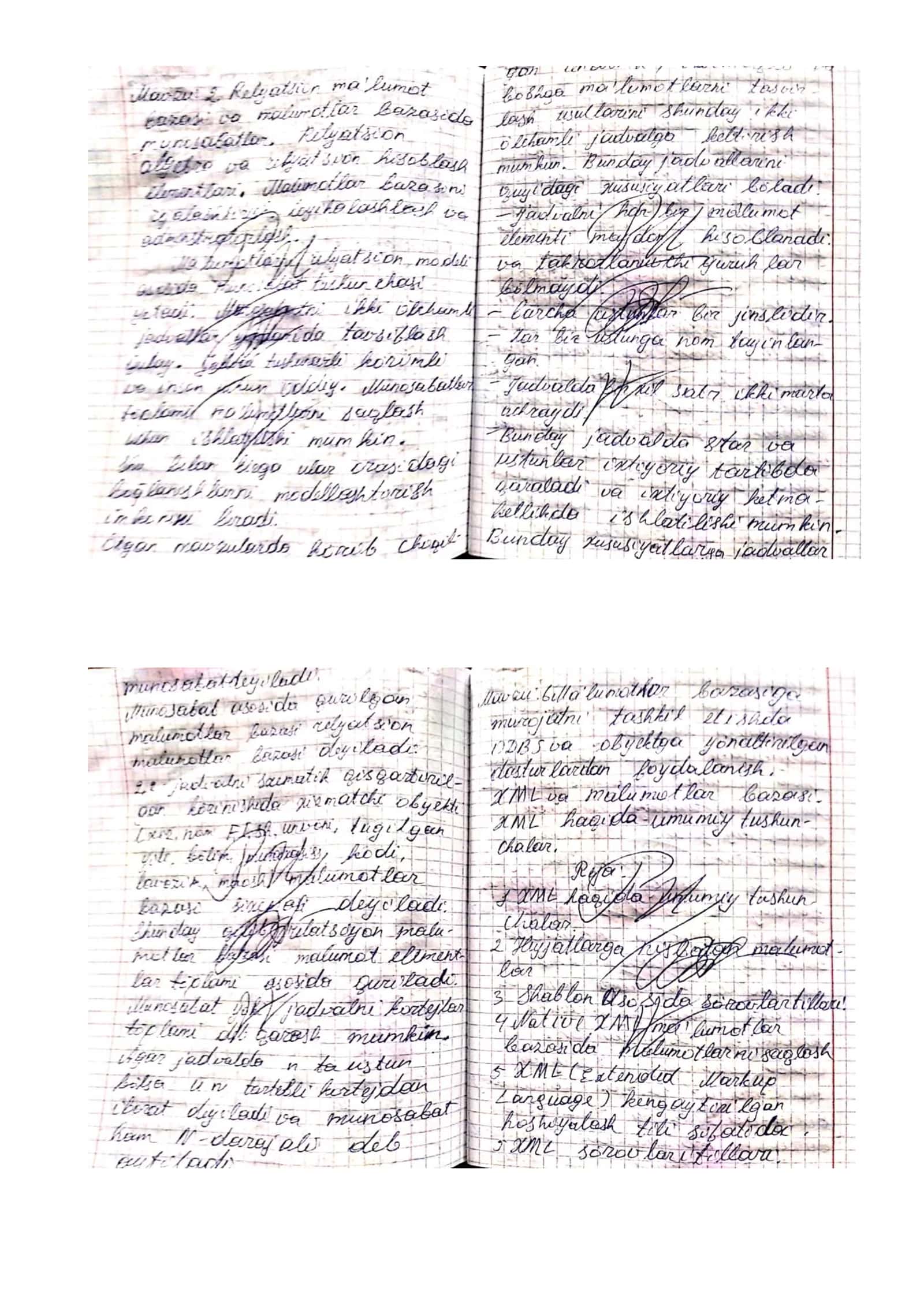 MALUMOTLAR BAZASI FANI 2