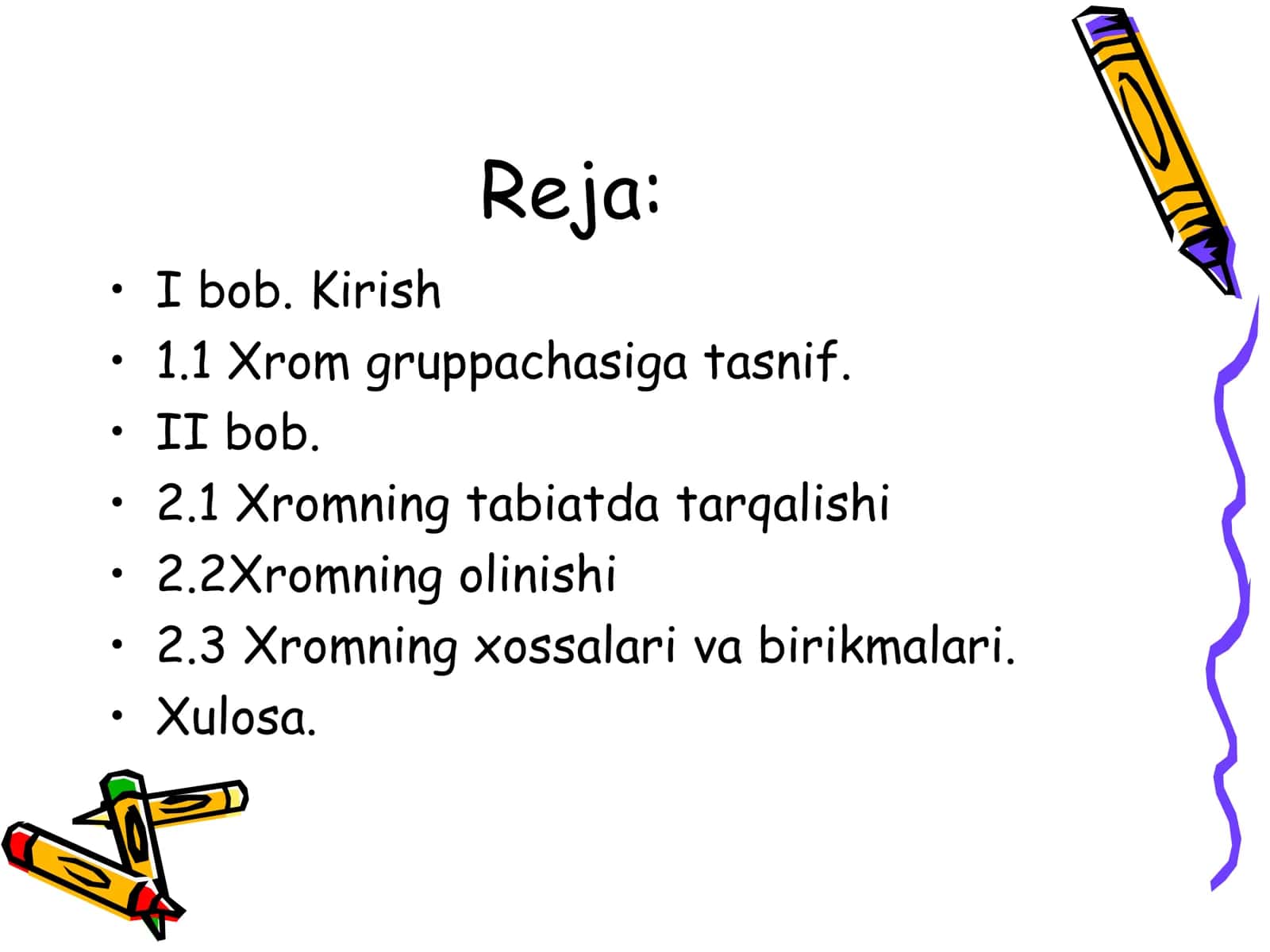 Xrom (III) gidroksidning olinishi va xossalari 2