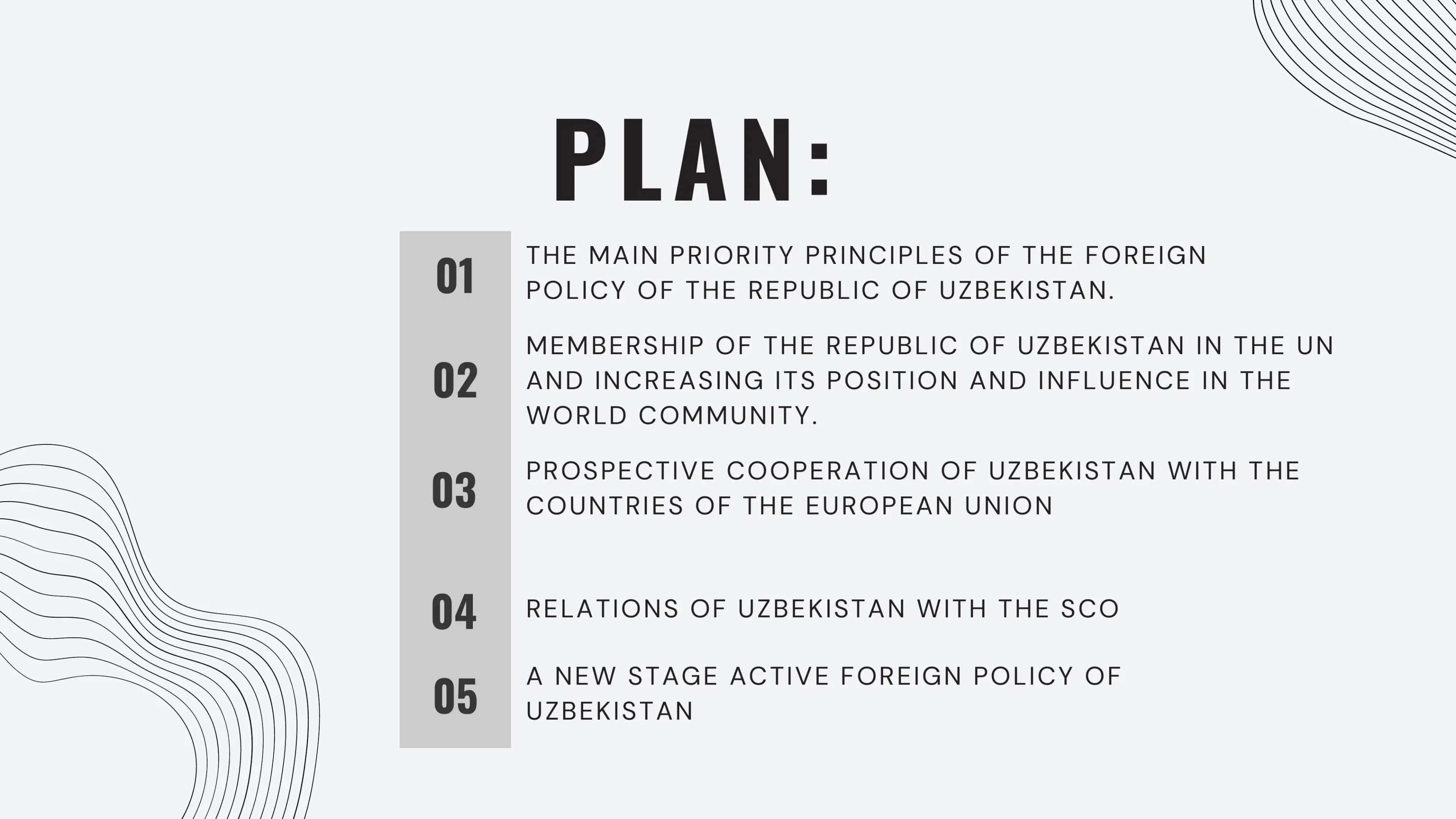 Uzbekistan and the international community 2