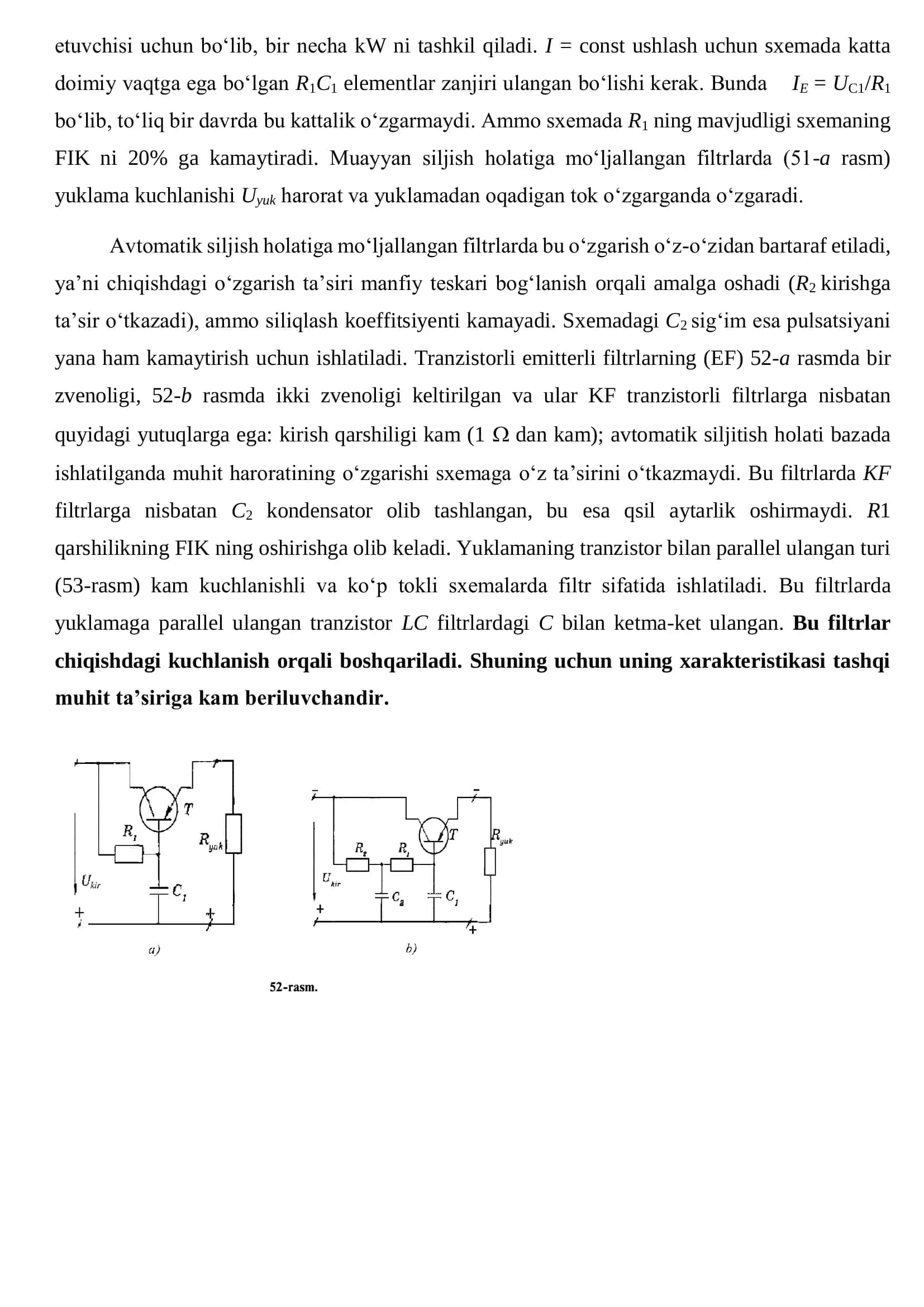 YUKLAMA QISQA TUTASHUV BOʼLGANDA TRANZISTORLI STABILIZATORLARNI XIMOYALASH 2