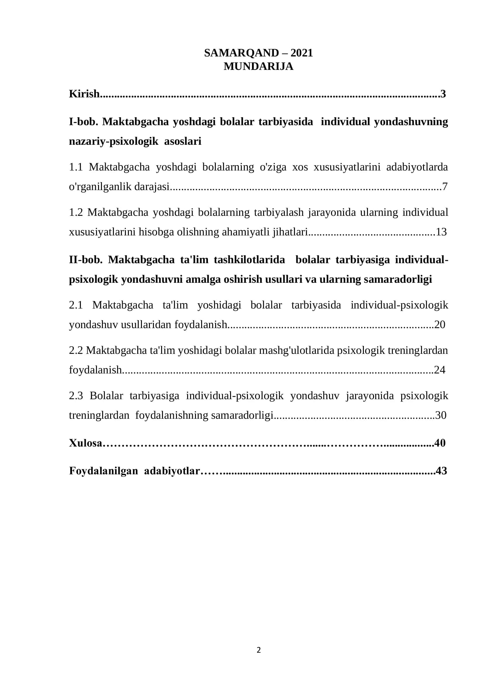 TARBIYADA INDIVIDUAL YONDASHISHNING PSIXOLOGIK ASOSLARI 2