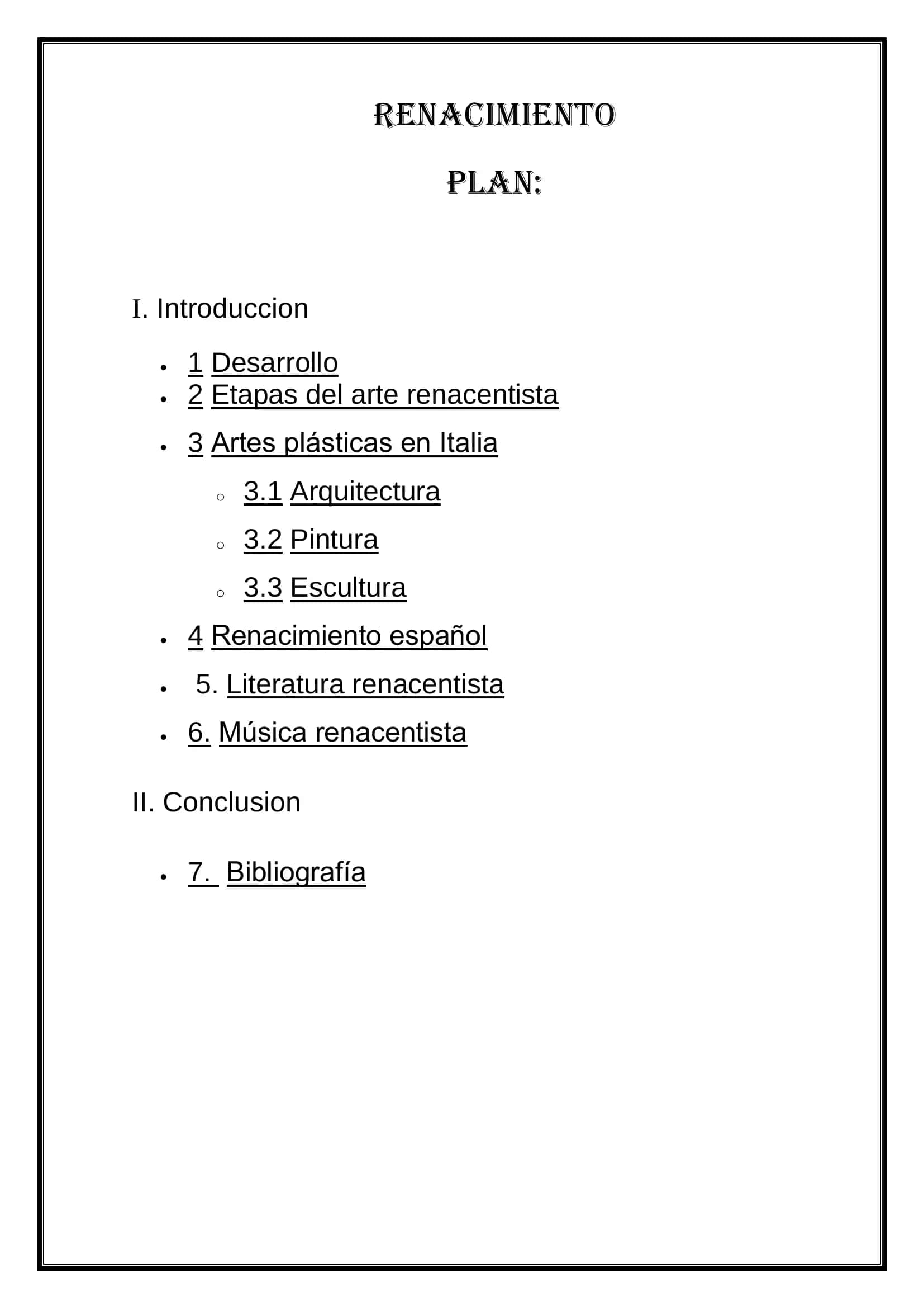 Referat sobre el Renacimiento 2