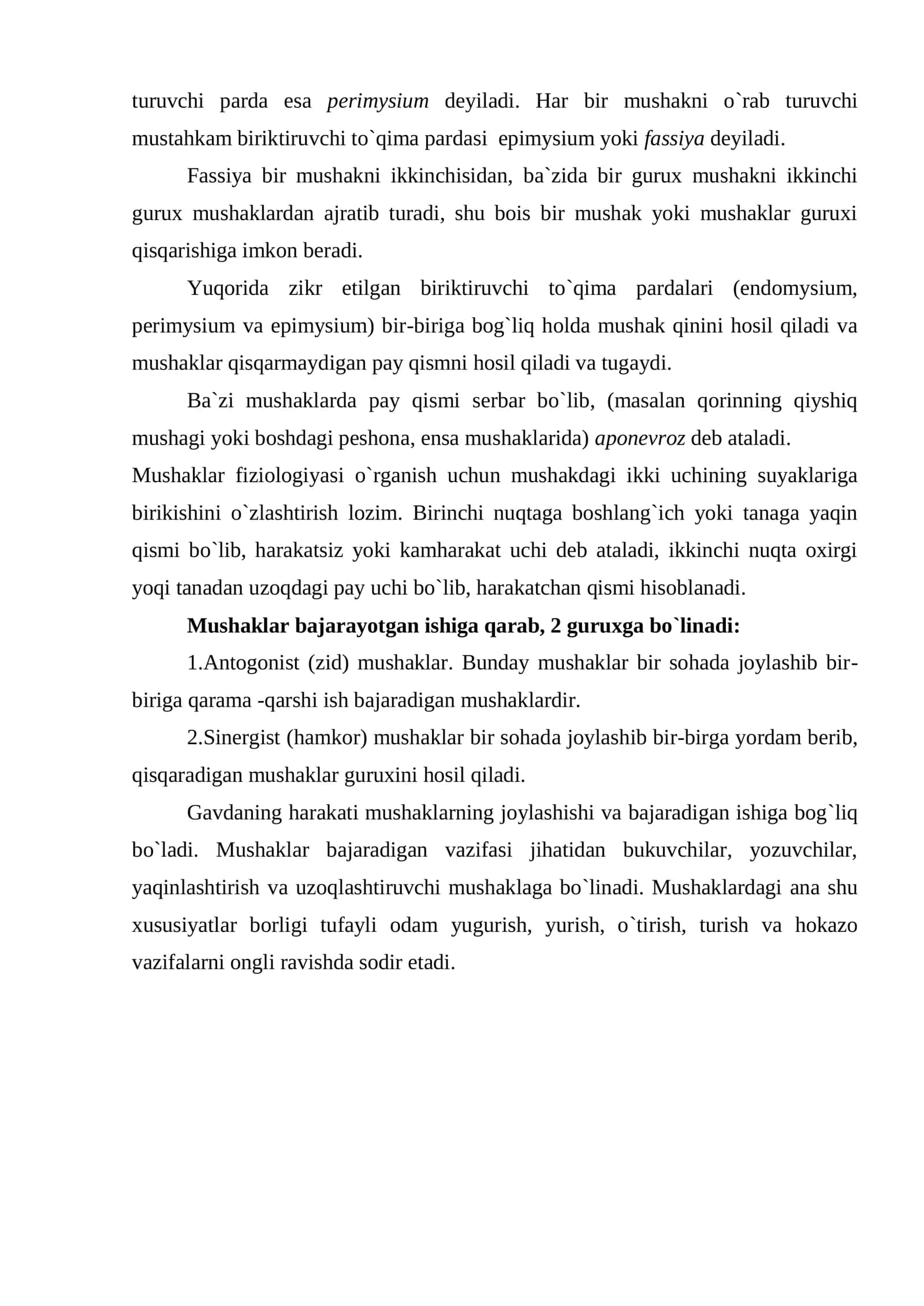 Gavda mushaklari orqa mushaklar guruhi 2