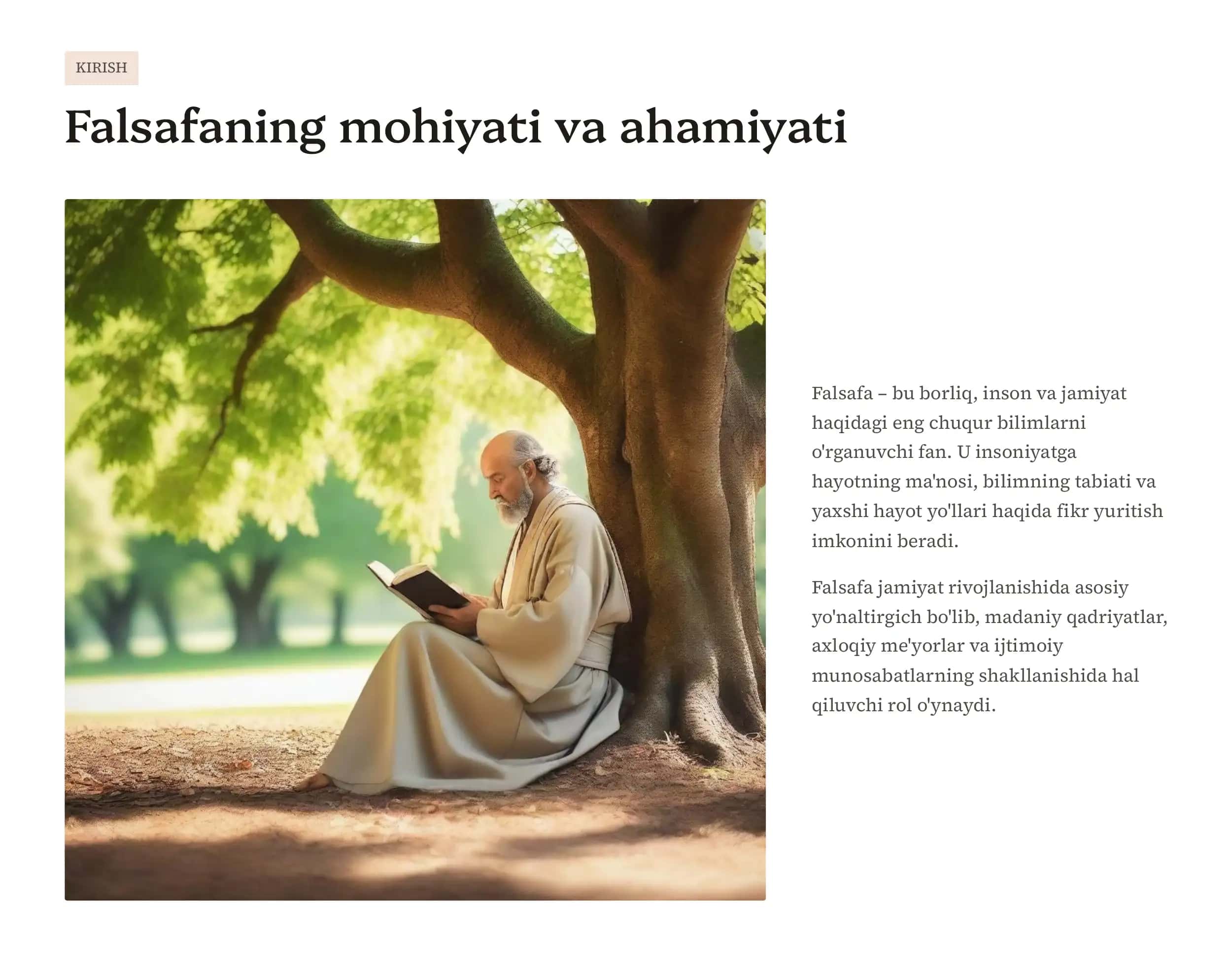 Falsafa va uning jamiyat hayotidagi roli 2