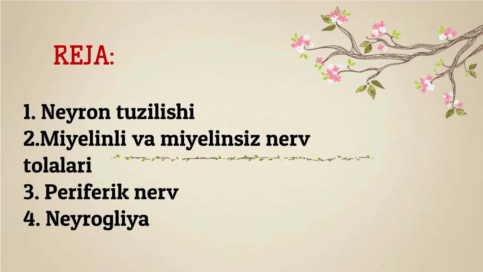 Nerv to'qimasi, neyron, nerv oxirlari. Neyrogliya 2