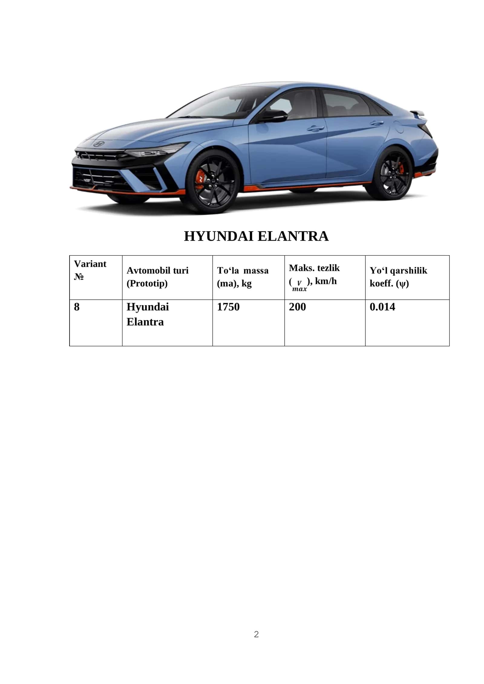 HYUNDAI ELANTRA 2