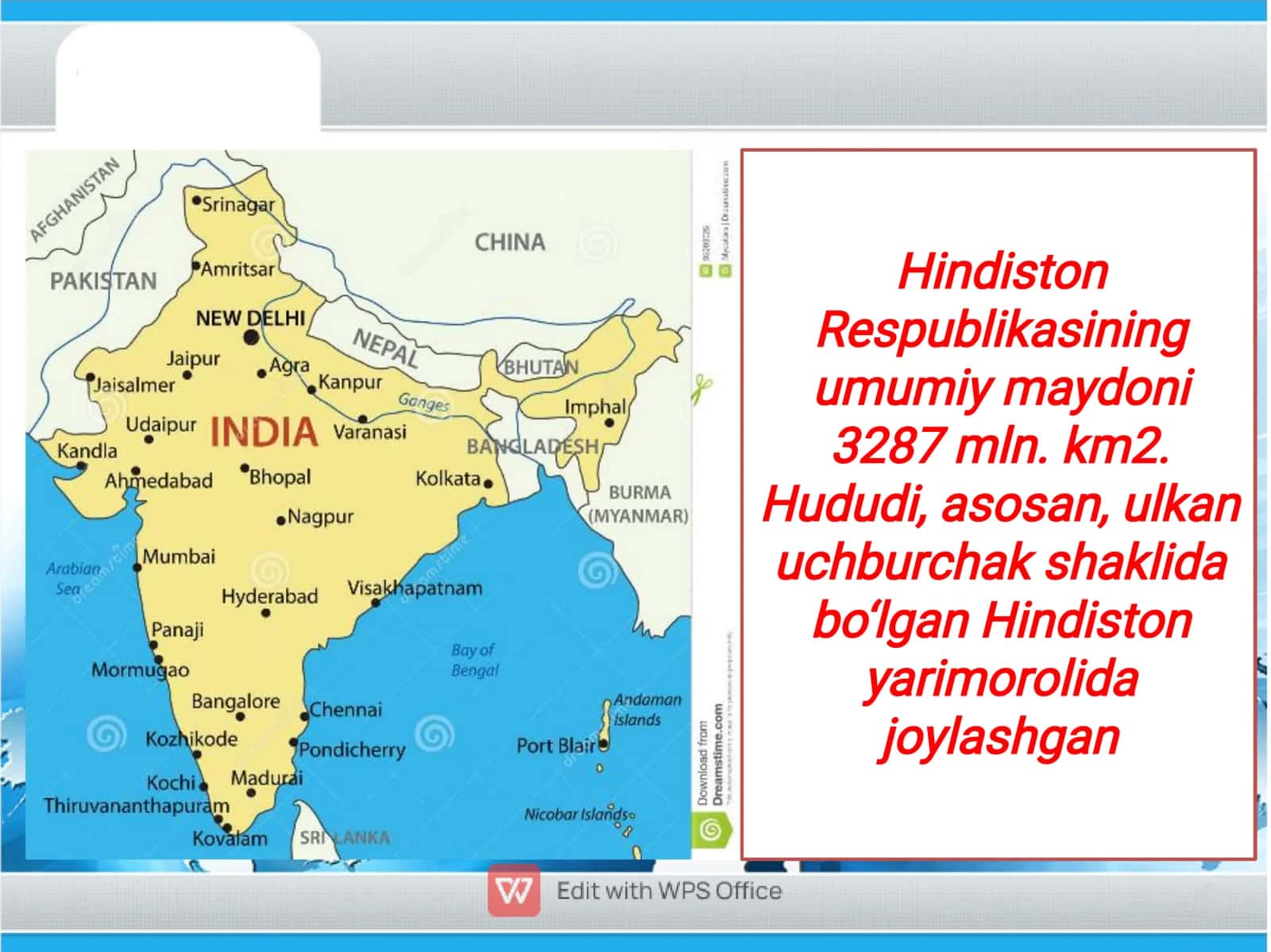 Hindiston iqtisodiy-geograﬁk tavsiﬁ 2