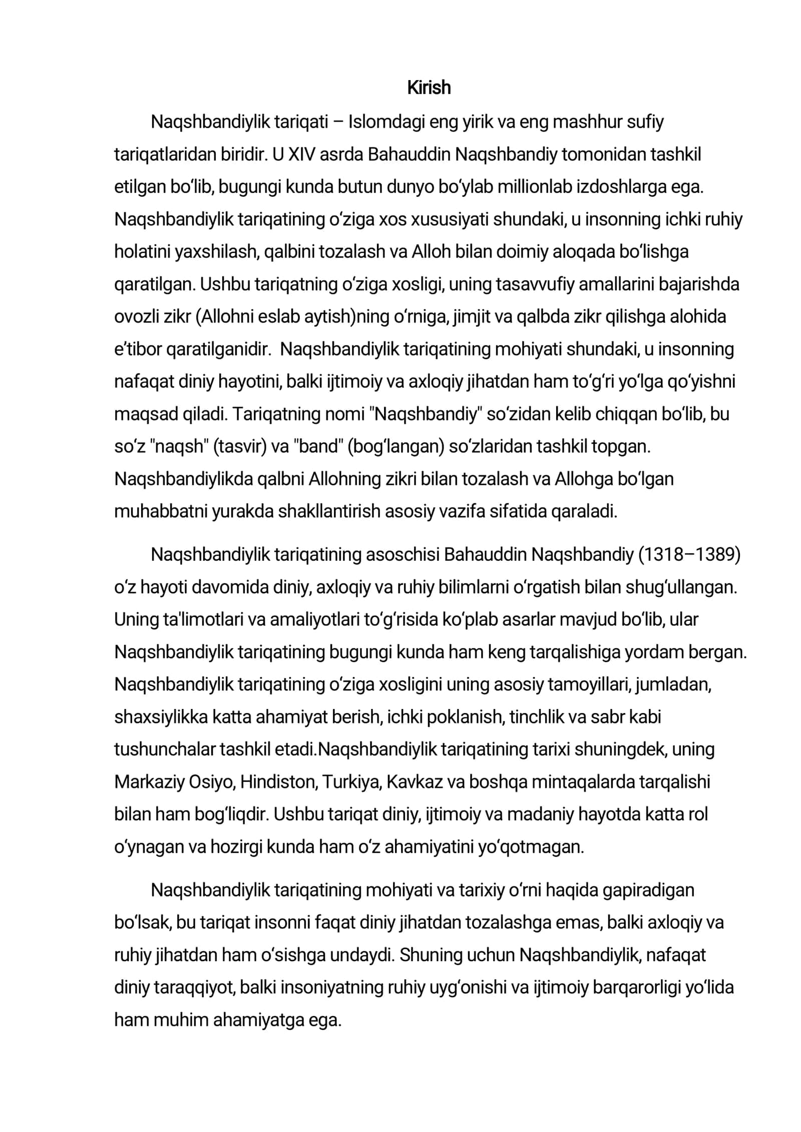 Bohunddin Naqshbandiy tariqati 2