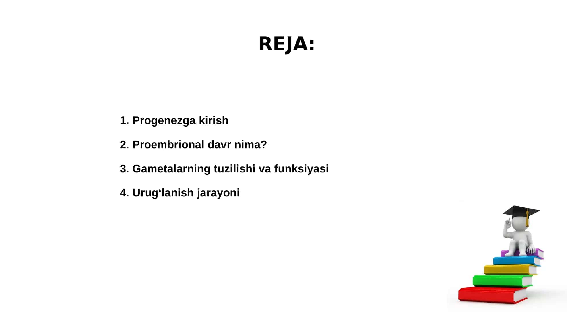 Progenez-proembrional rivojlanish 2