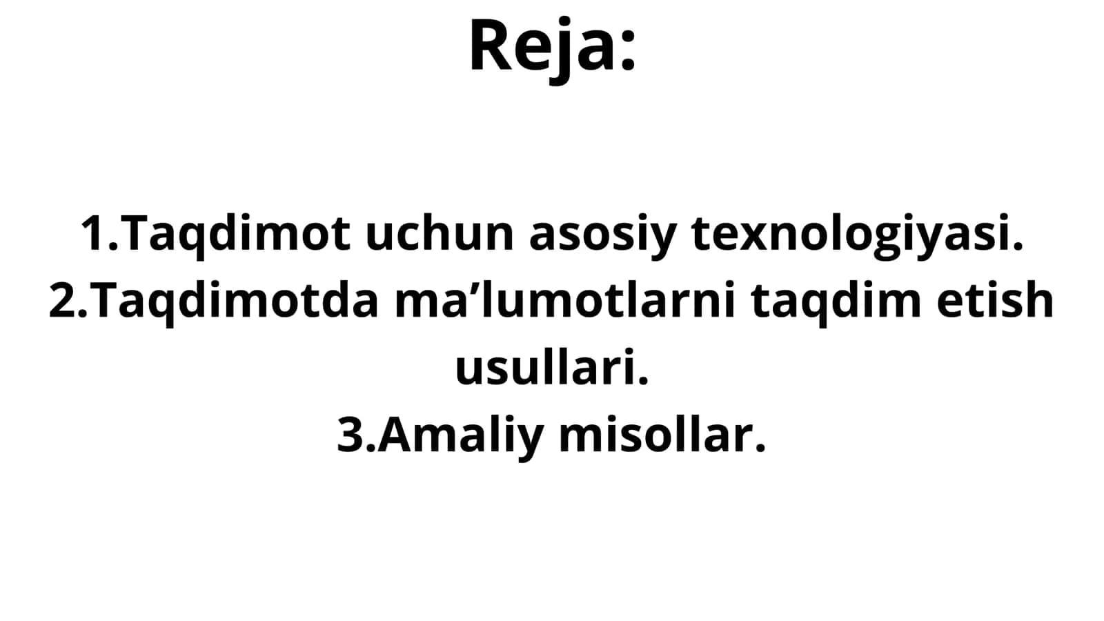 Tibbiyot Axborotlarni Taqdimotlar Ko'rinishida Shakllantirish Texnologiyasi 2