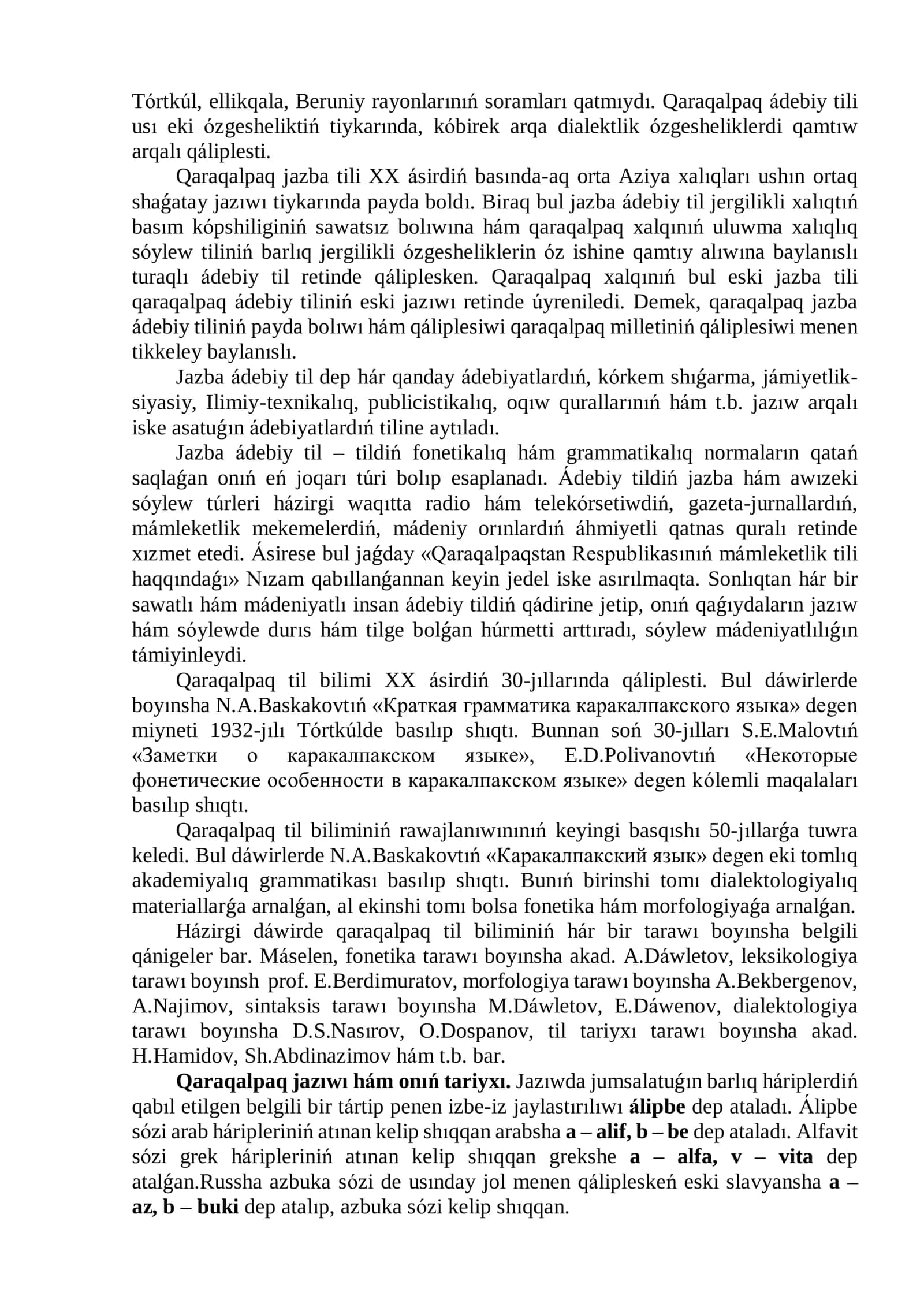 Qaraqalpaq tili 2