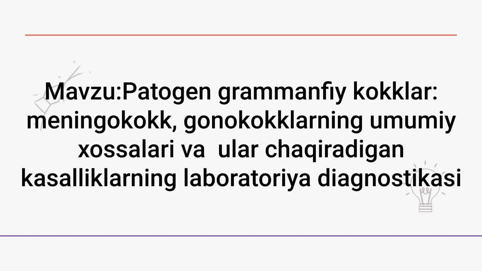 Mikrobiologiya fanidan Mustaqil ish 2
