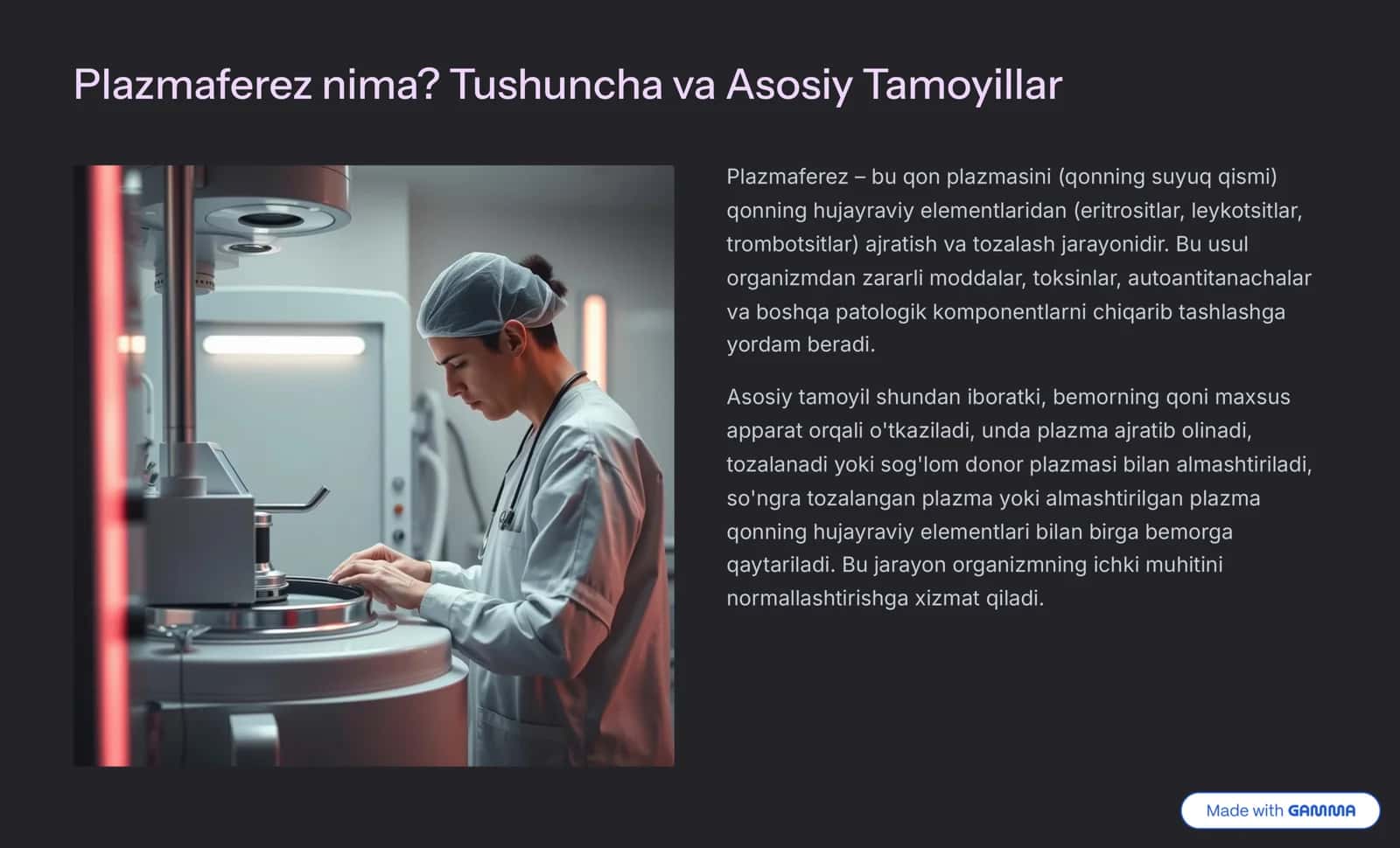 Plazmaferezning Tibbiyotdagi Ahamiyati 2