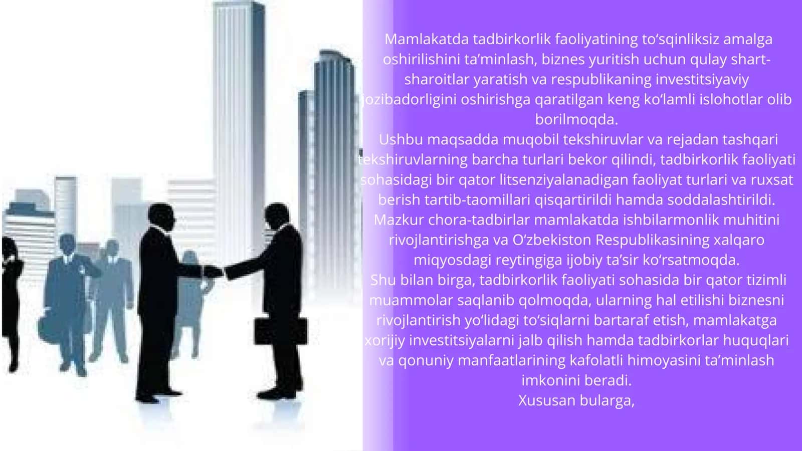 Tadbirkorlik huquqiy munosabatlar 2