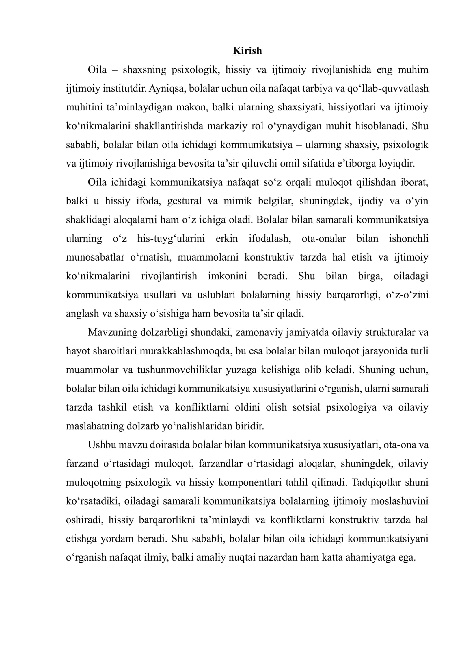 BOLALAR BILAN OILA ICHIDAGI KOMMUNIKATSIYA 2