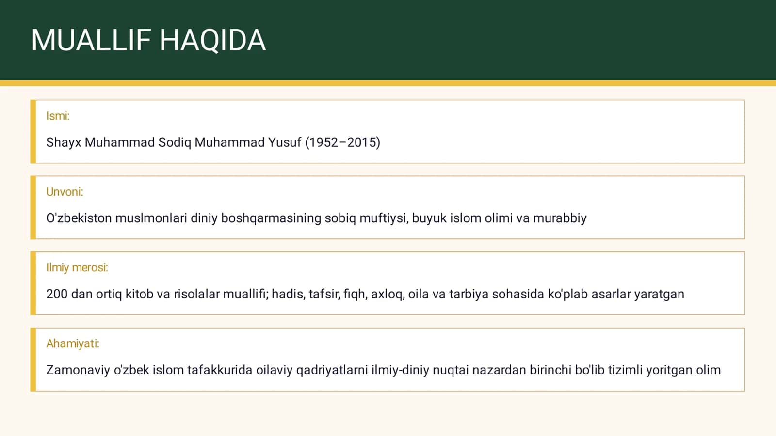 "BAXTIYOR OILA" ASARI 2