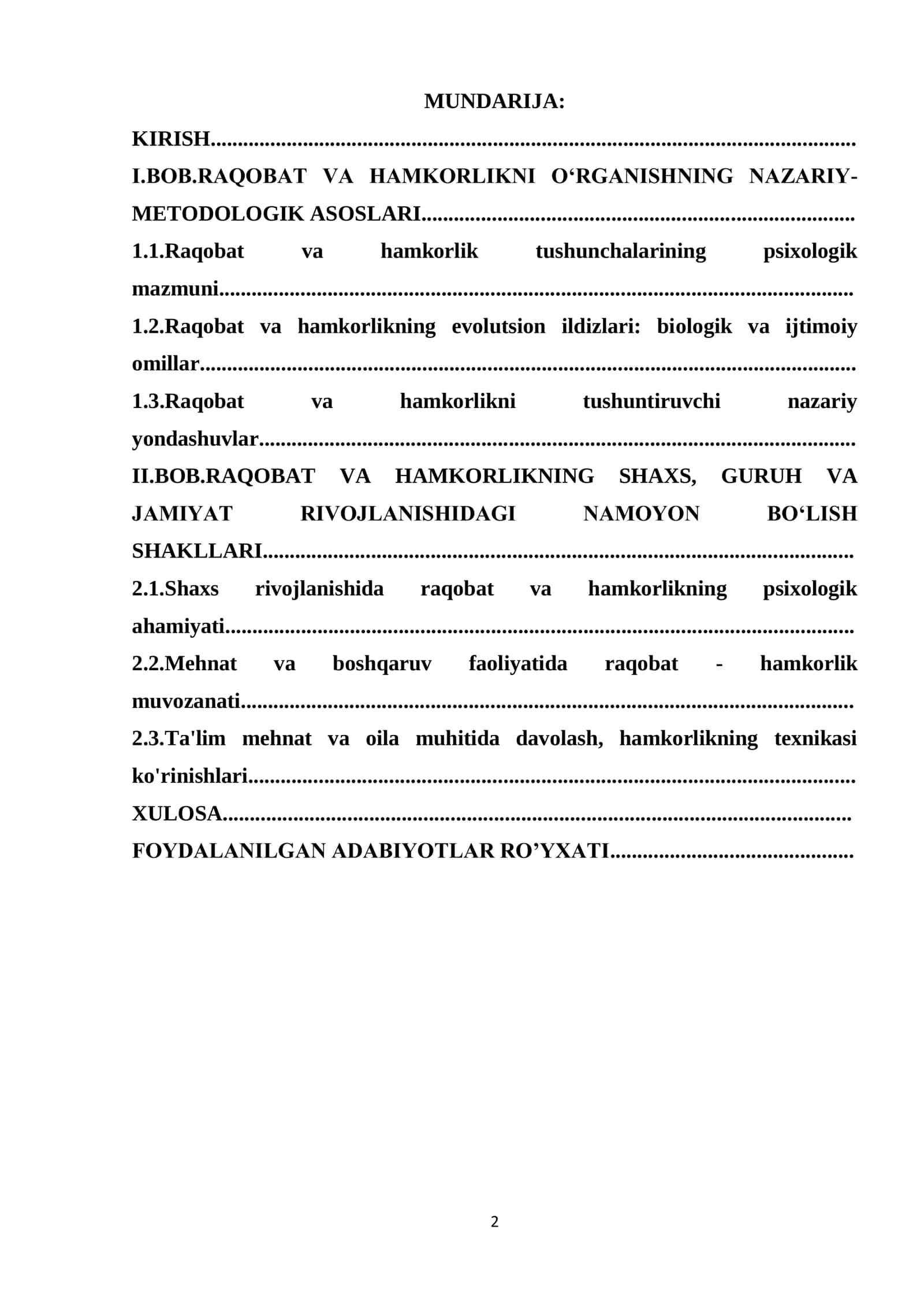 RAQOBAT VA HAMKORLIKNING EVOLUTSION PSIXOLOGIK ASOSLARI 2
