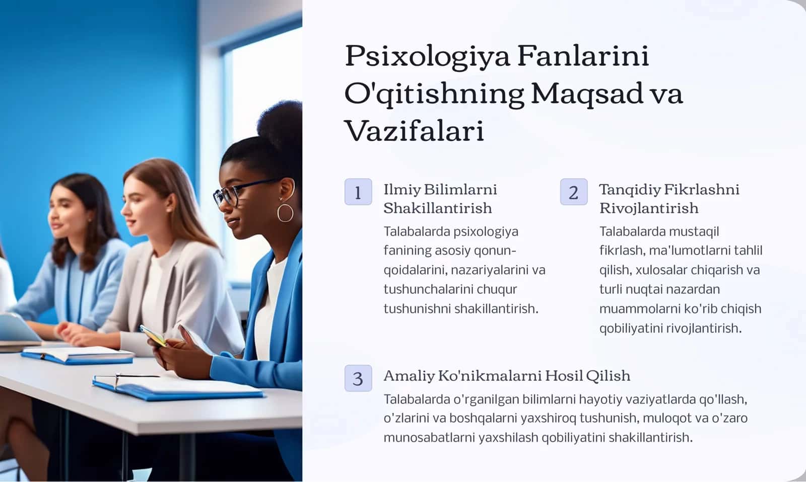 Psixologiya Fanlarini O'qitish 2