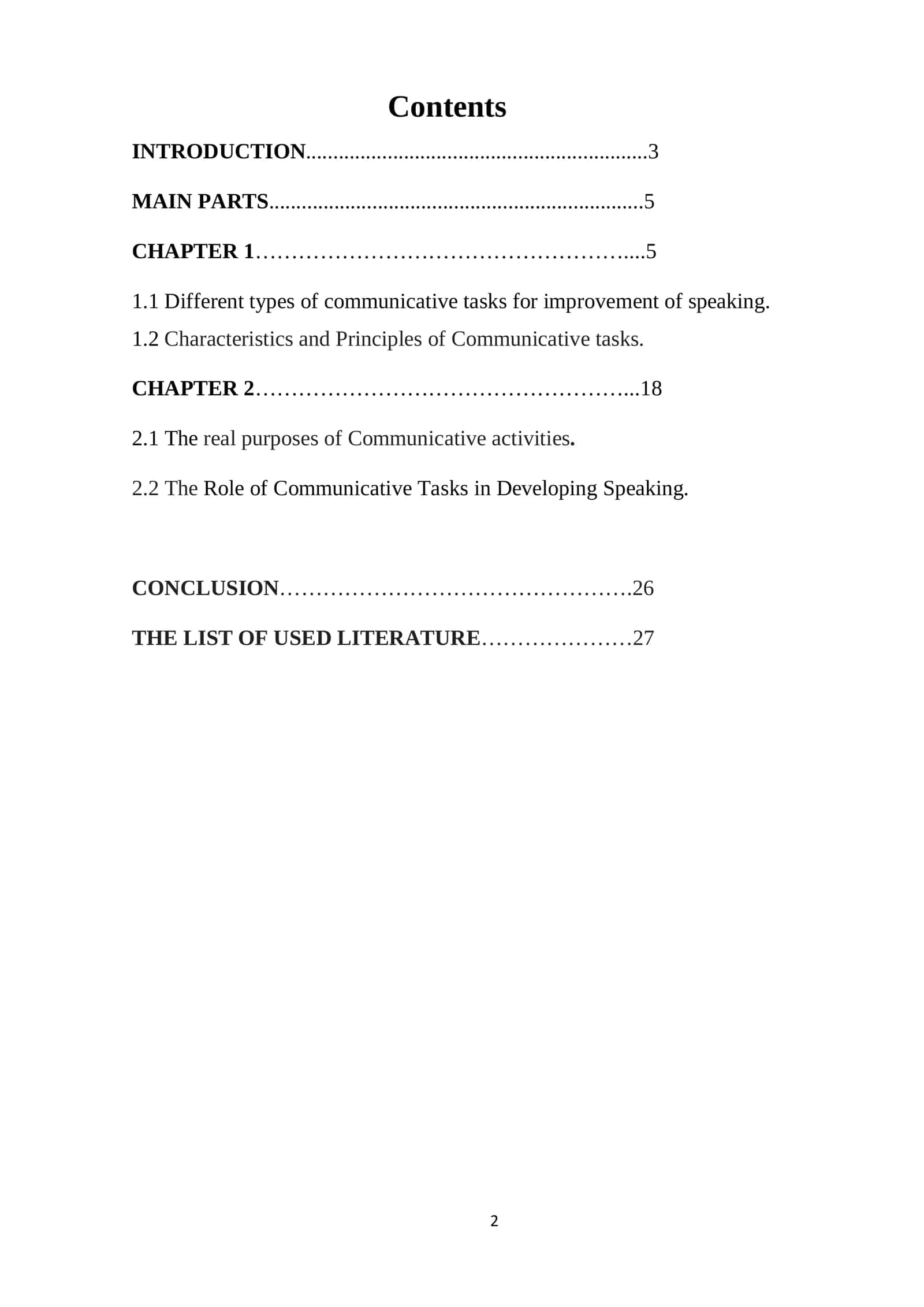 Communicative tasks for developing speaking skills 2
