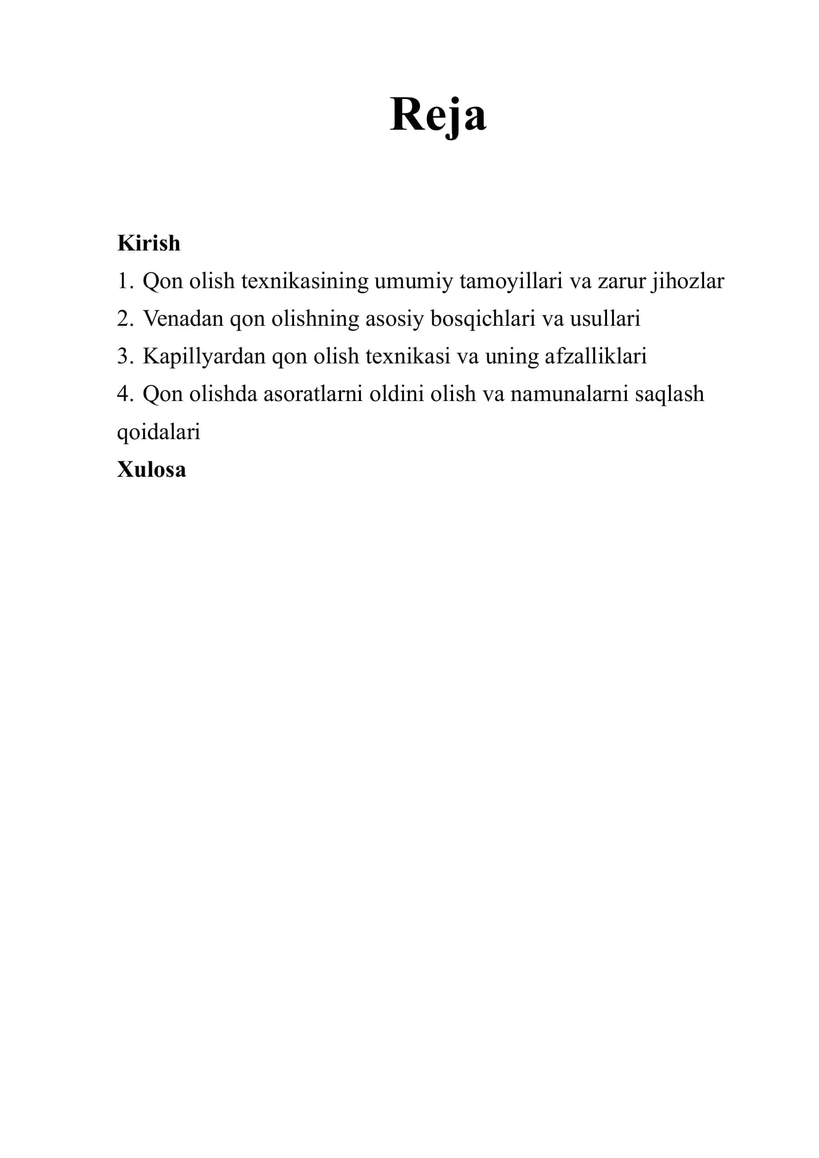 Bemorlardan tahlil uchun qon olish texnikasi 2