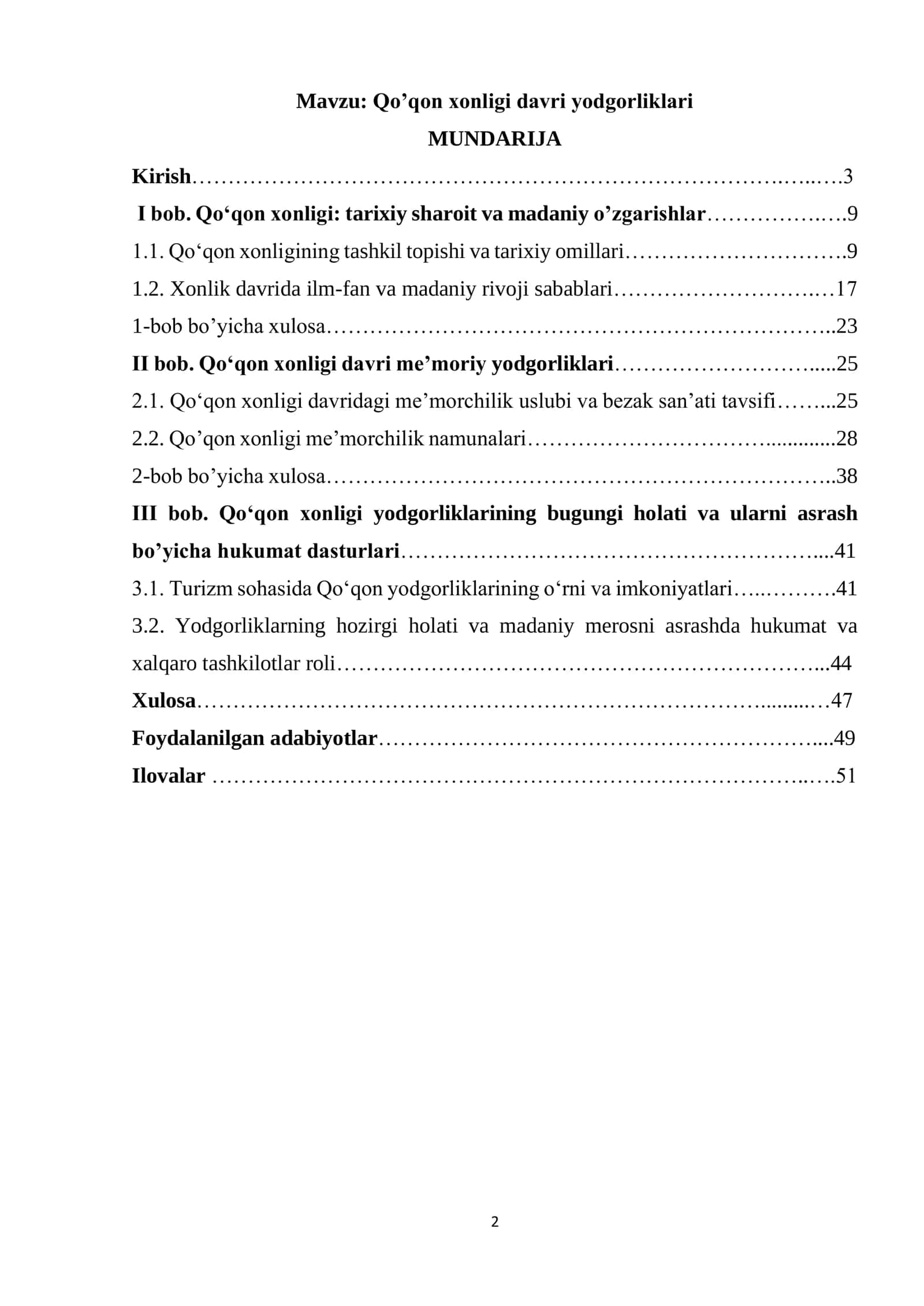 Qo’qon xonligi davri yodgorliklari 2