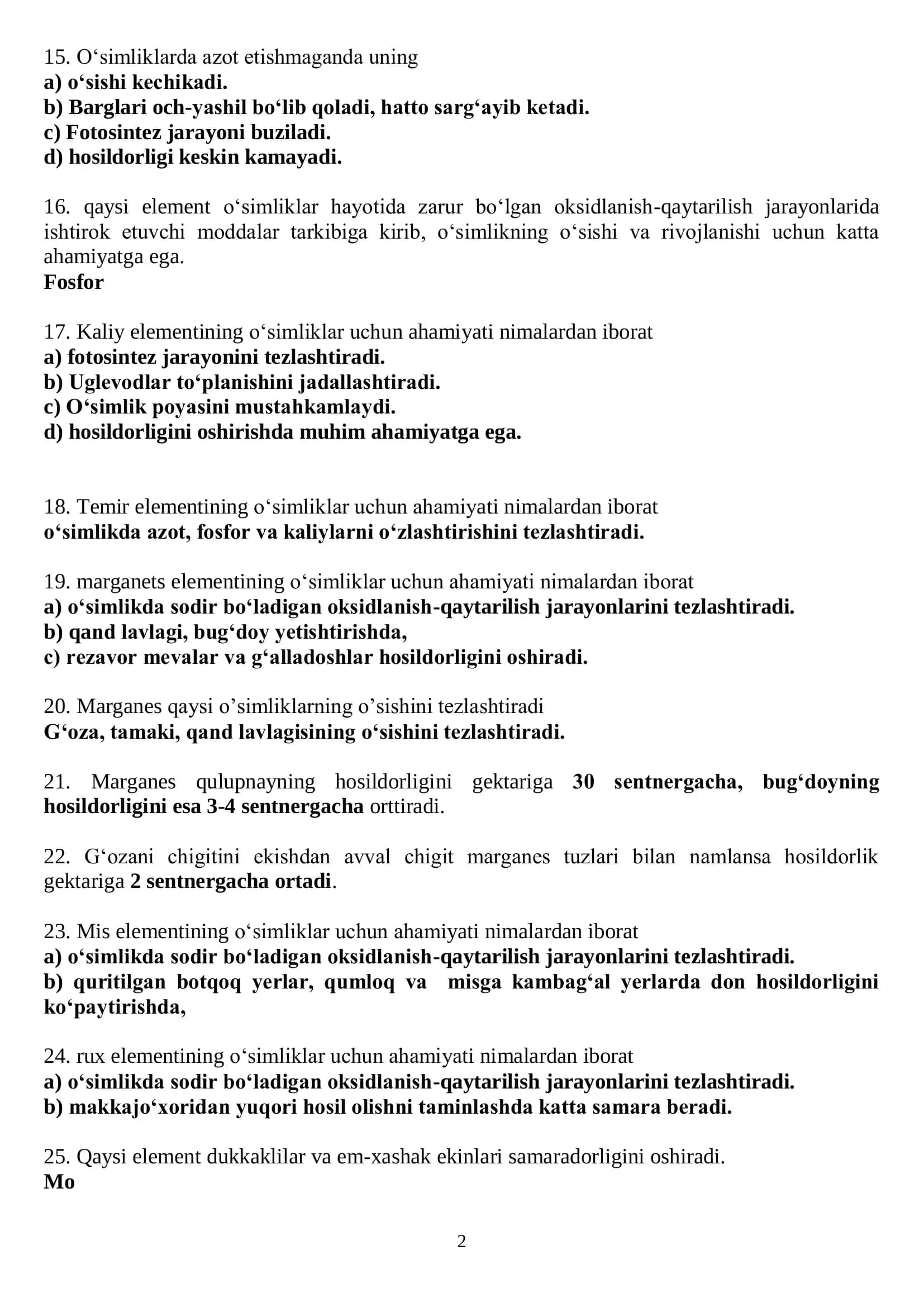 MIKROELEMENTLAR VA ULARNI HAYOTDAGI AHAMIYATI 2