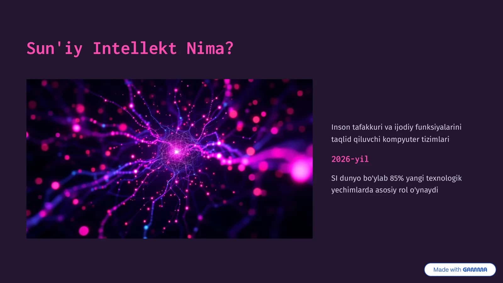 Sun'iy Intellekt va Tilshunoslik 2