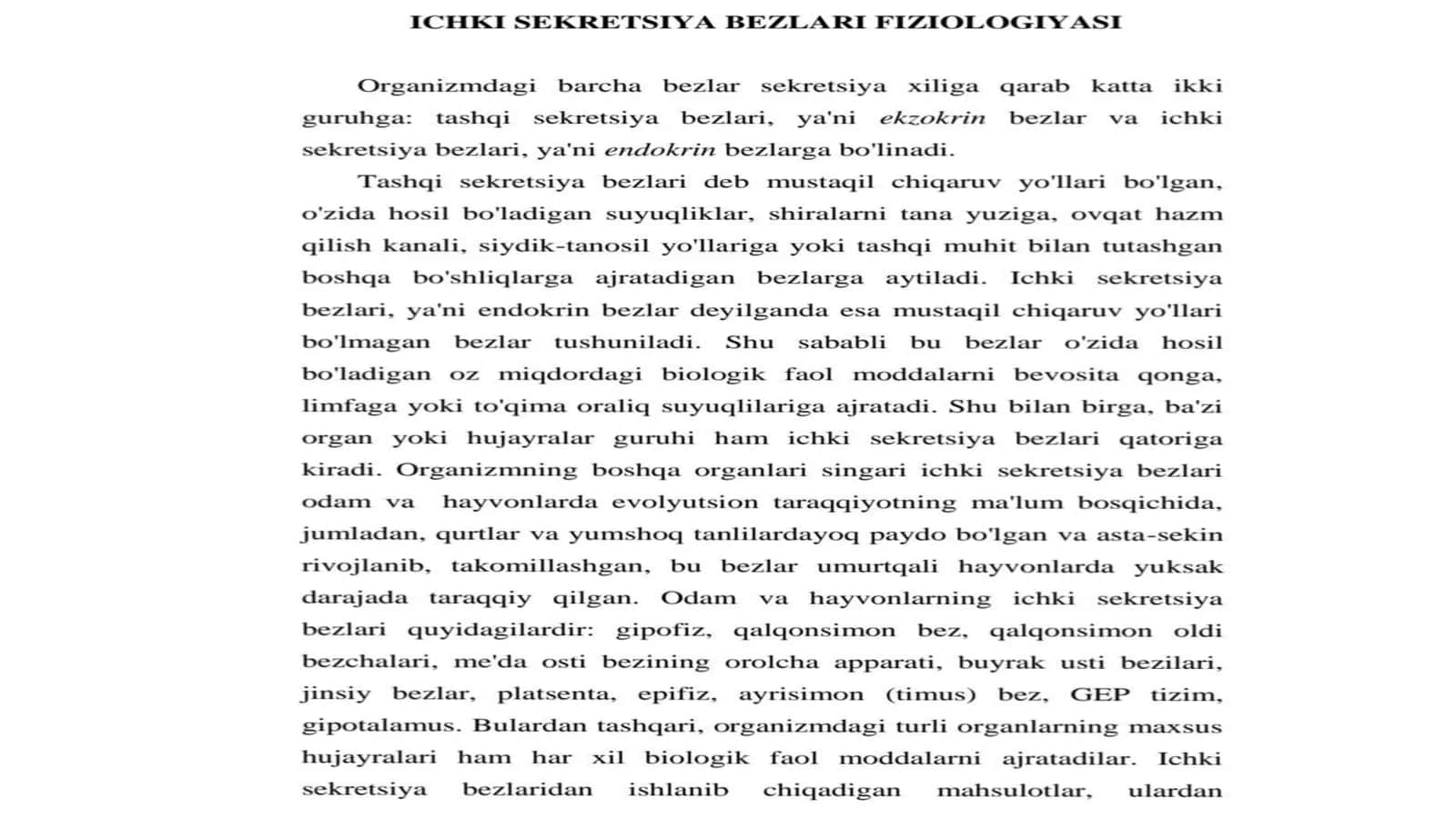 Bez sekretsiyasining ultrastruktura asoslari 2