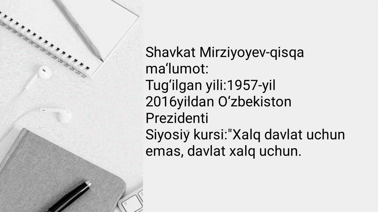 O‘zbekiston eng yangi tarixi – Shavkat Mirziyoyev islohotlari 2