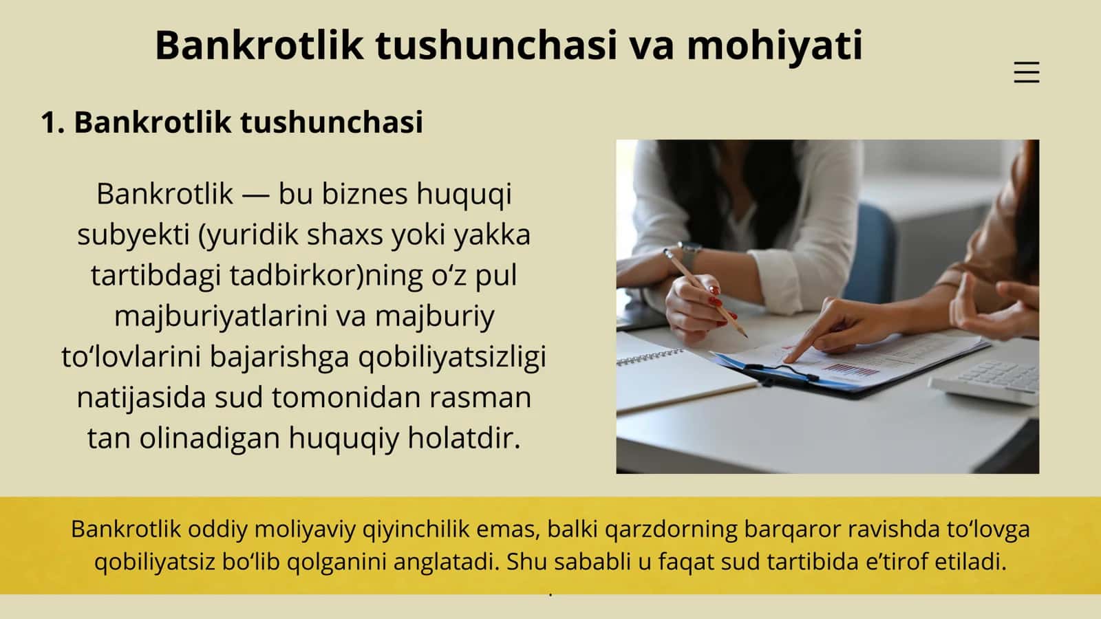 bankrotlik tushunchasi va mohiyati 2