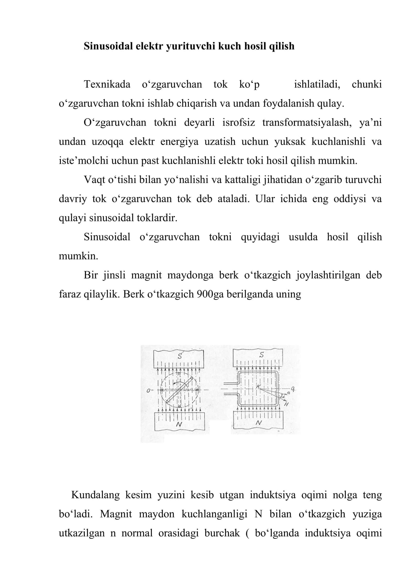 Bir fazali sinusoidal o‘zgaruvchan tok zanjirlari 2