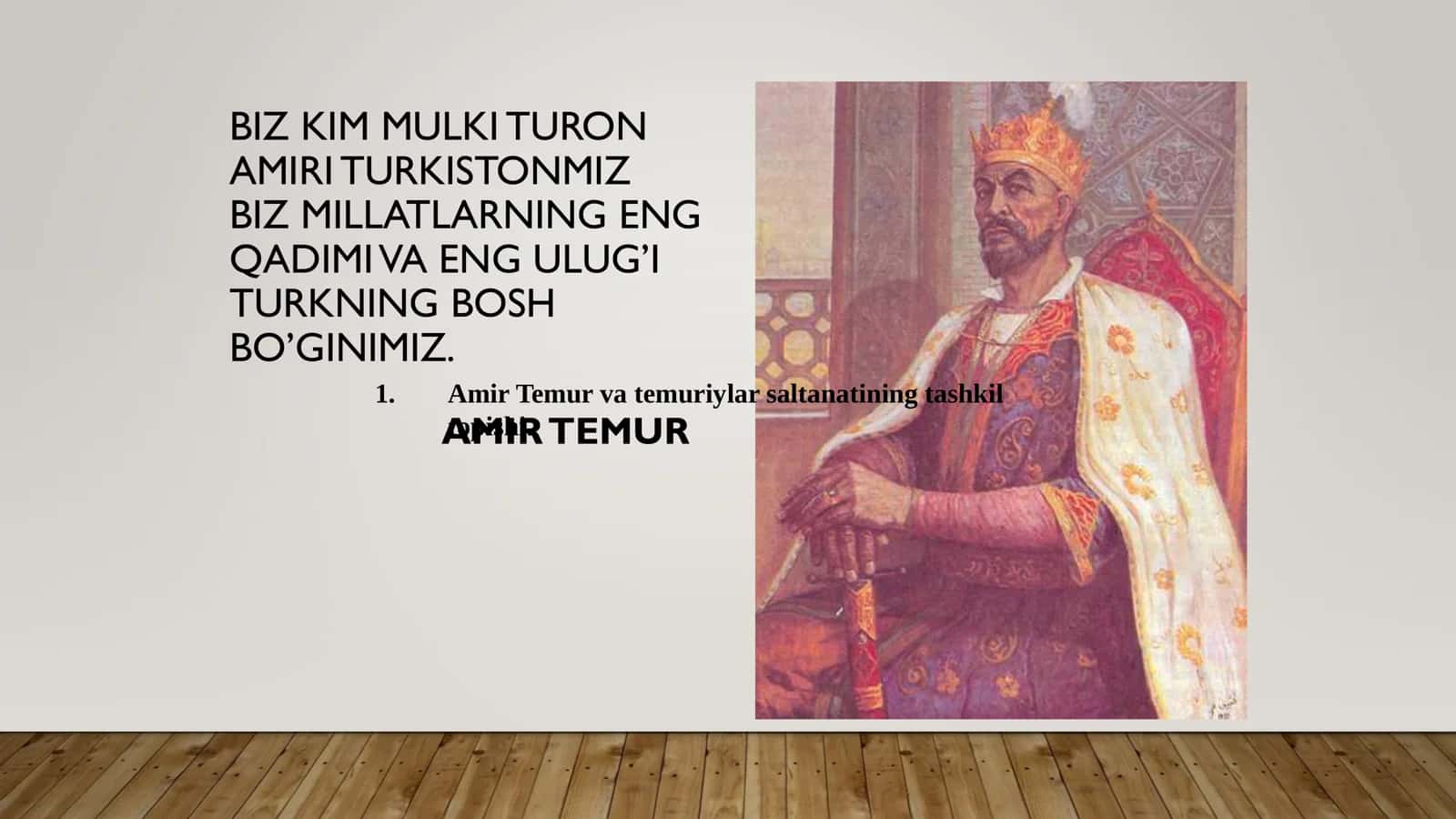 Amir Temur davlatining tashkil topishi va harbiy yurishlari 2