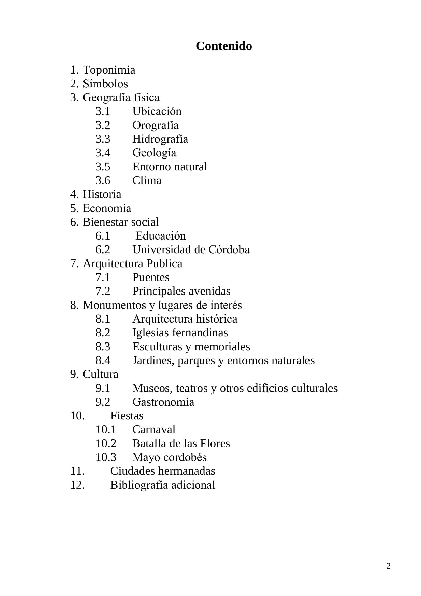 Trabajo de curso sobre Córdoba 2