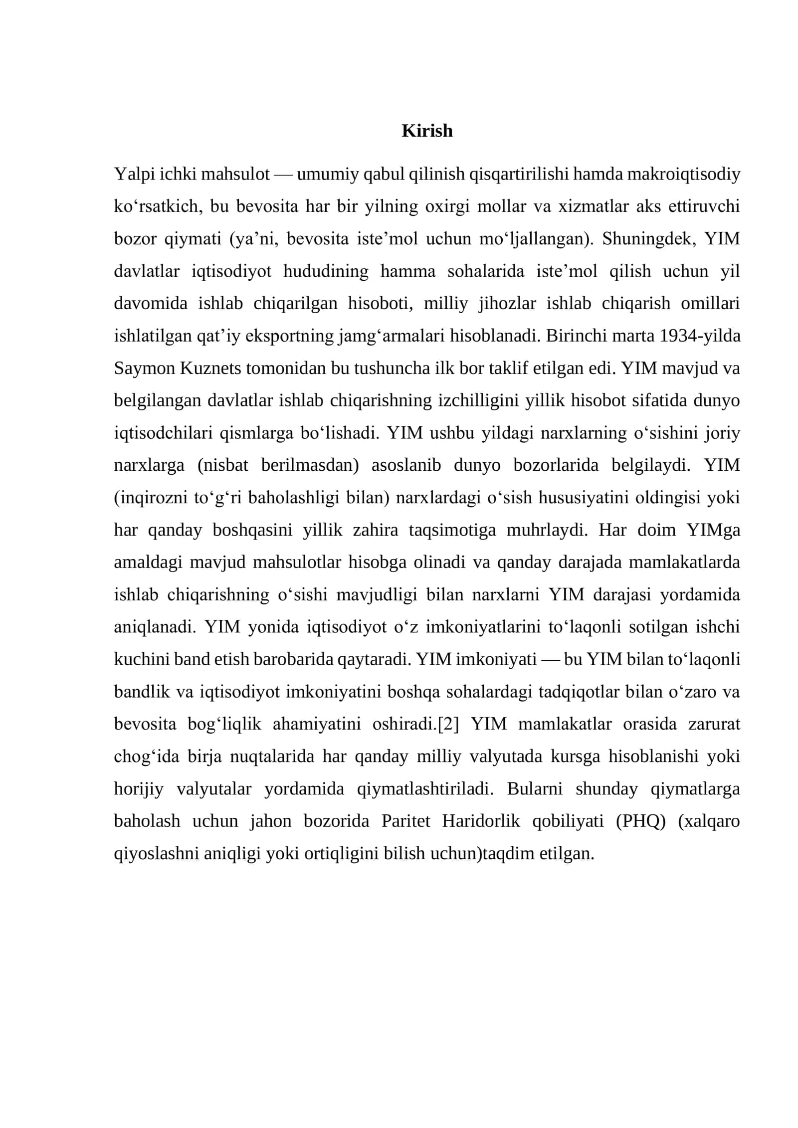 Yalpi sanoat mahsulotlari statistikasi 2