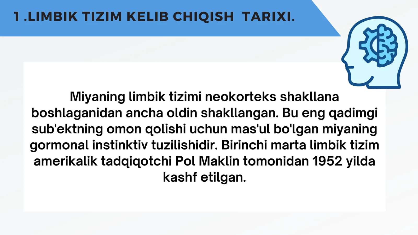 LIMBIK TIZIM VA UNING GENEZI 2