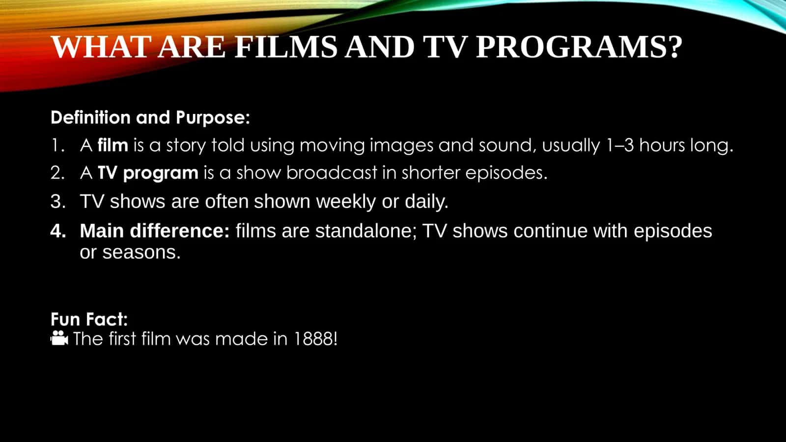 FILMS AND TV PROGRAMS 2