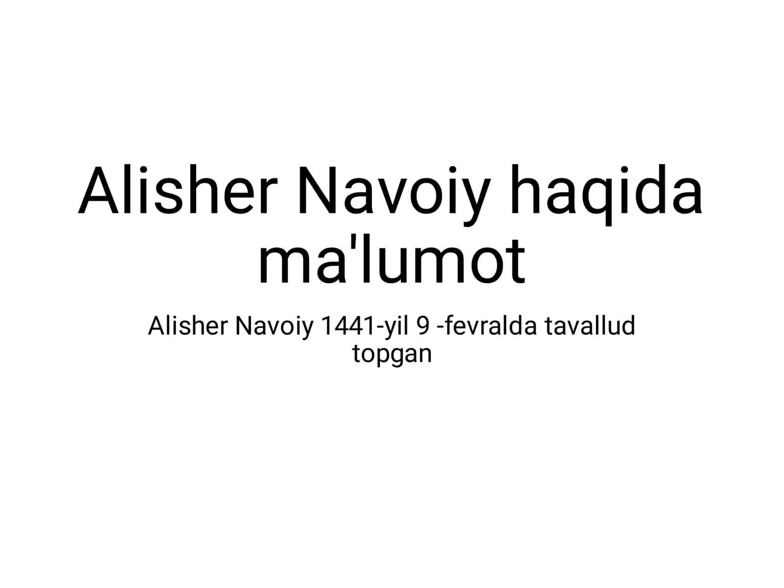Alisher Navoiy asarlarida til boyligi 2