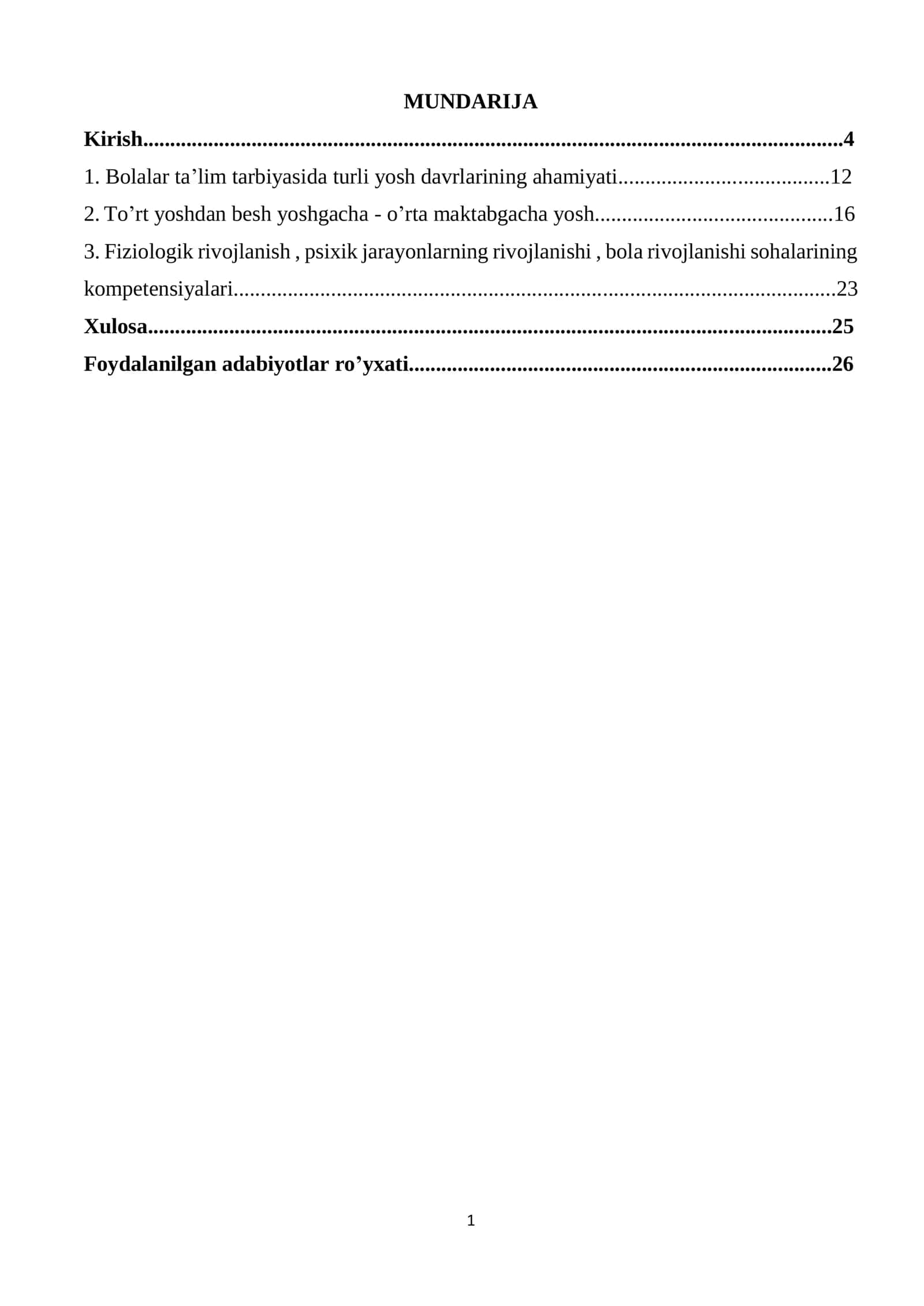 MAKTABGACHA YOSH DAVRLARINING O’ZIGA XOS XUSUSIYATLARI. O’RTA GURUH BOLALARI(4-5 YOSHLI BOLALAR)NING RIVOJLANISH XUSUSIYATLARI 2