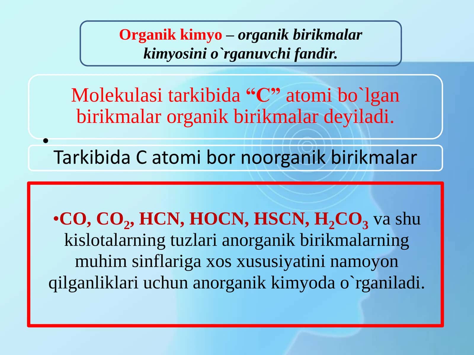 Organik kimyo - organik birikmalar 2