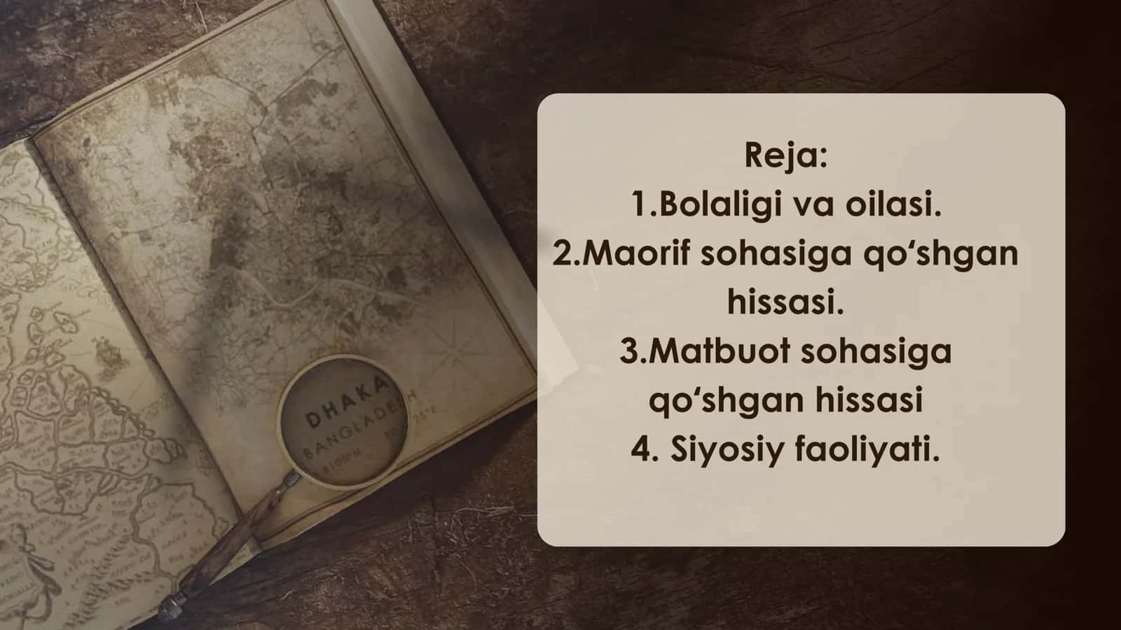 Munavvarqori Abdurashidxonov hayoti va ijodi. 2