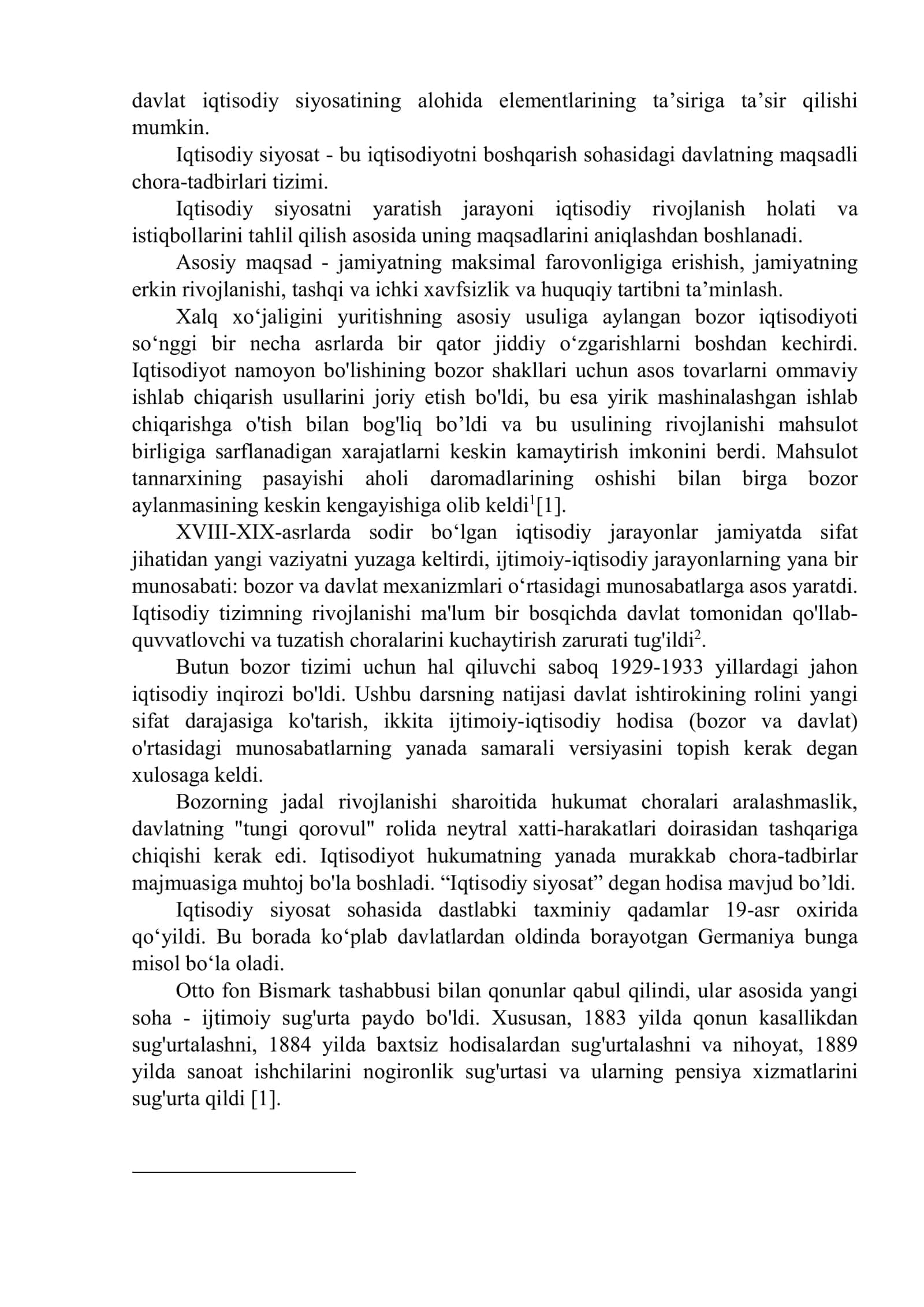 Iqtisodiyot va bozor 2