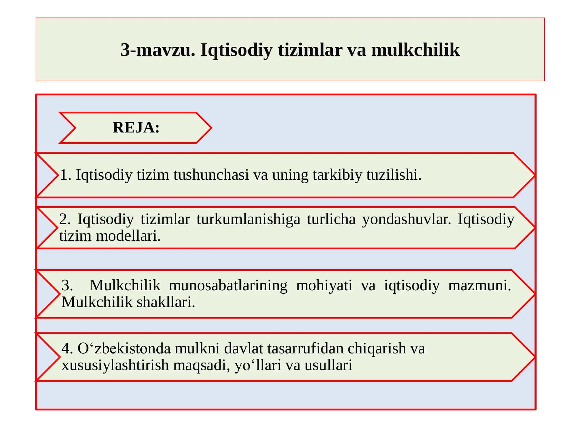 Iqtisodiy tizim va mulkchilik 2