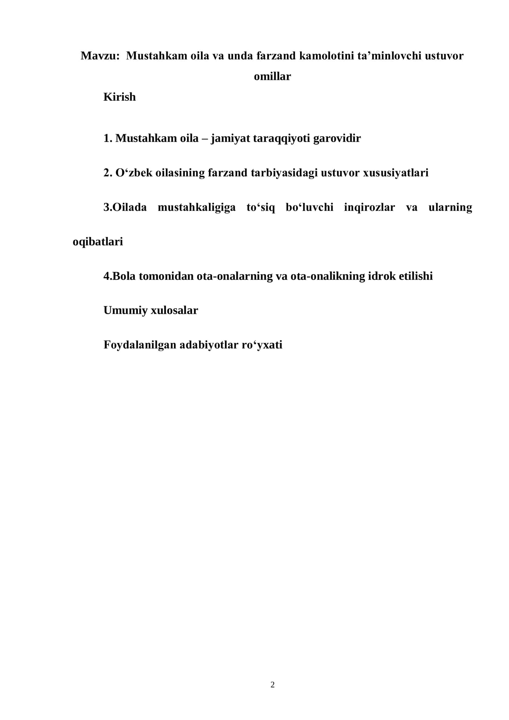 TARBIYAVIY ISHLAR METODIKASI KURS ISHI 2