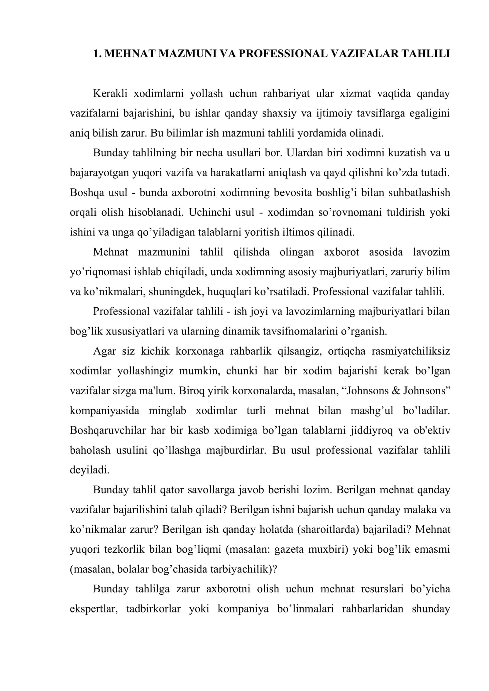 Kadrlarni to’plash va tanlash usullari 2