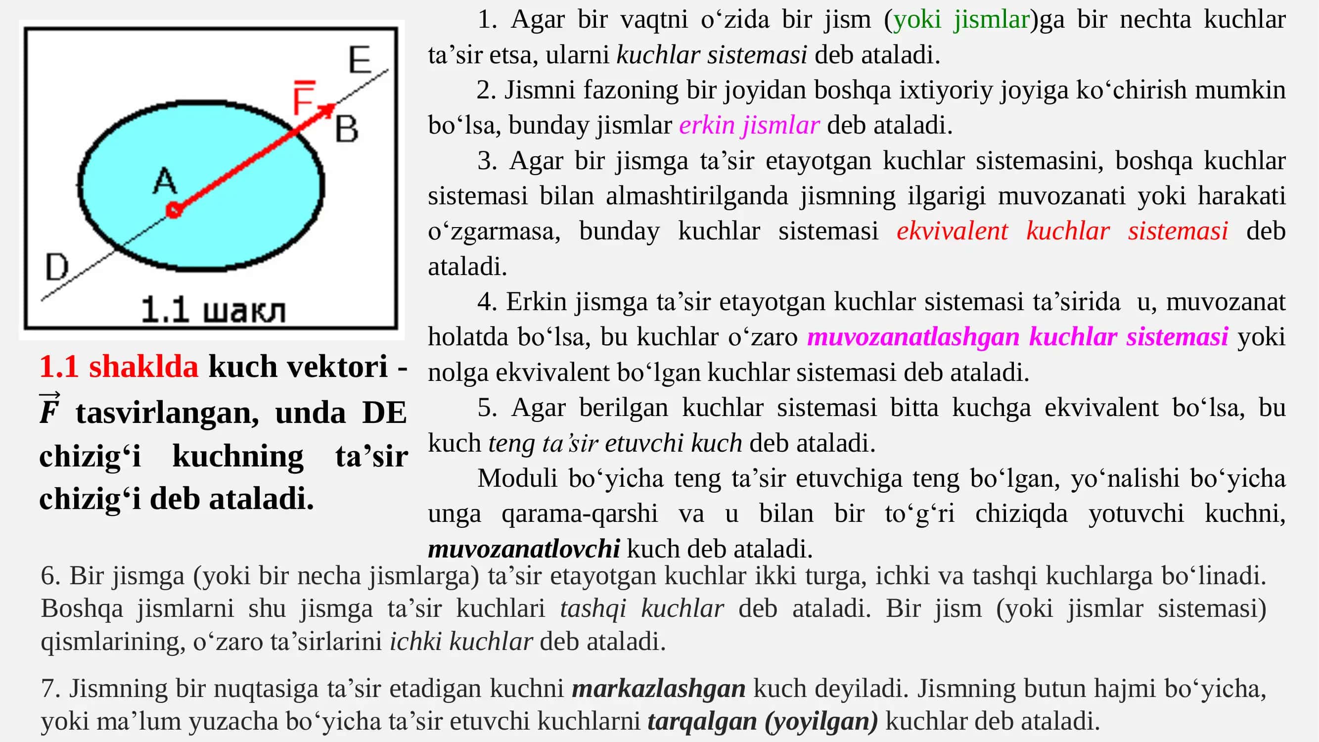 Statika masalalar 2