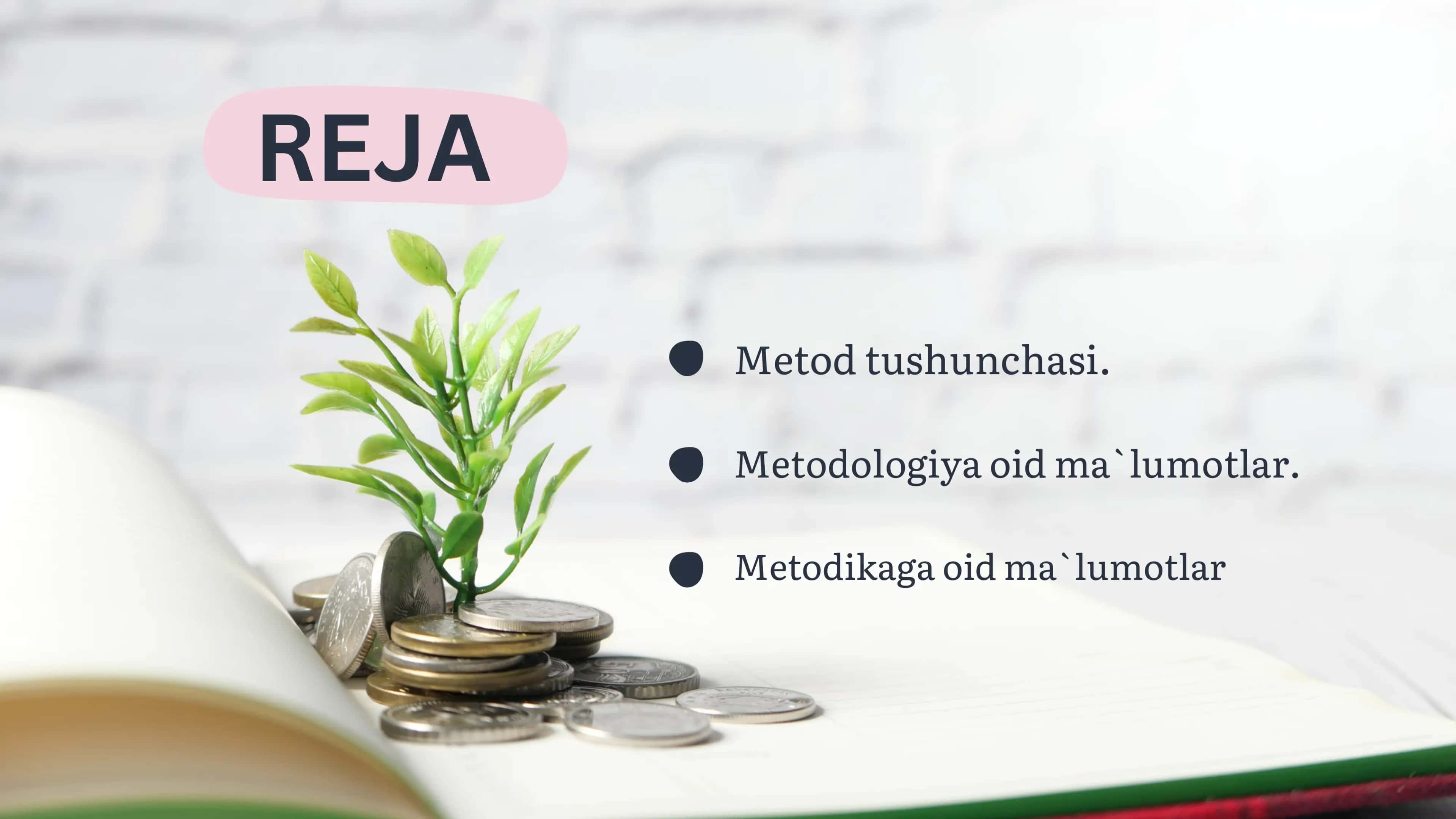 Metod. Metodologiya va metodika haqida. 2