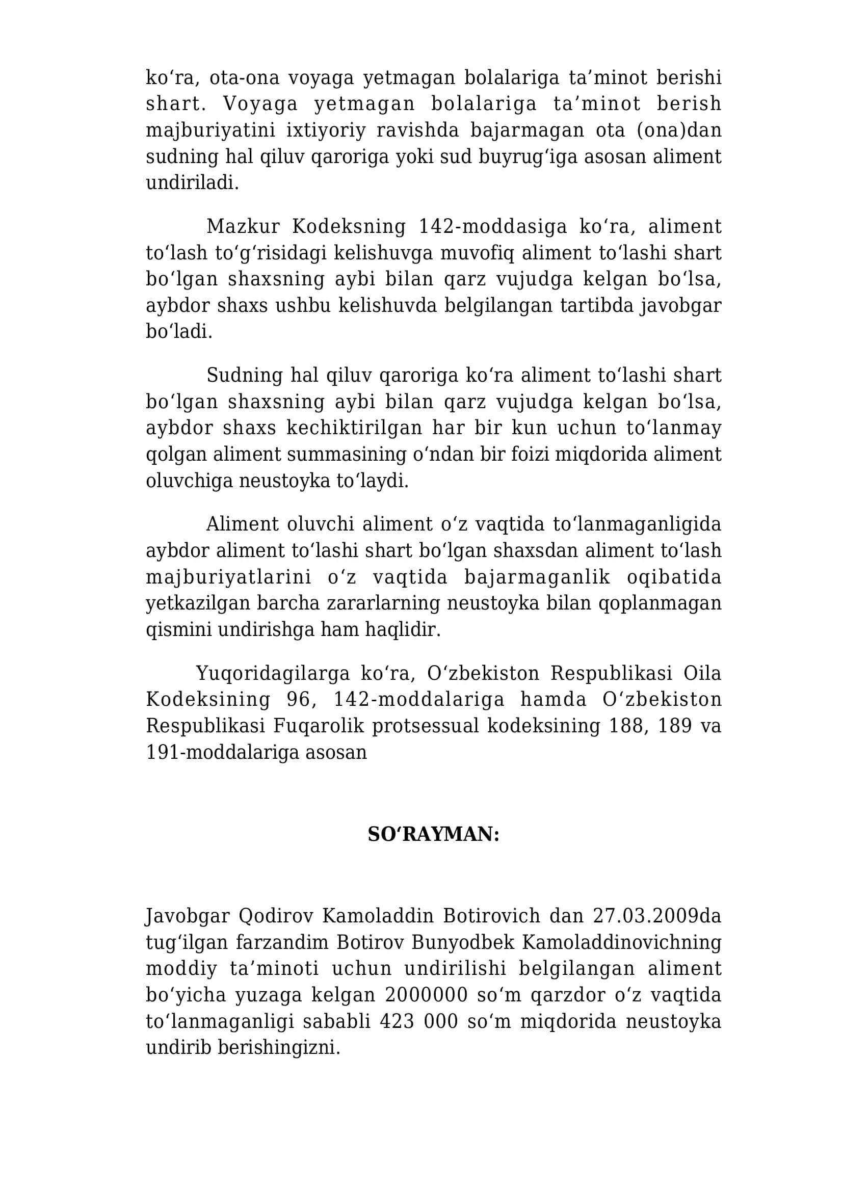 Fuqarolik ishlari bo‘yicha 2